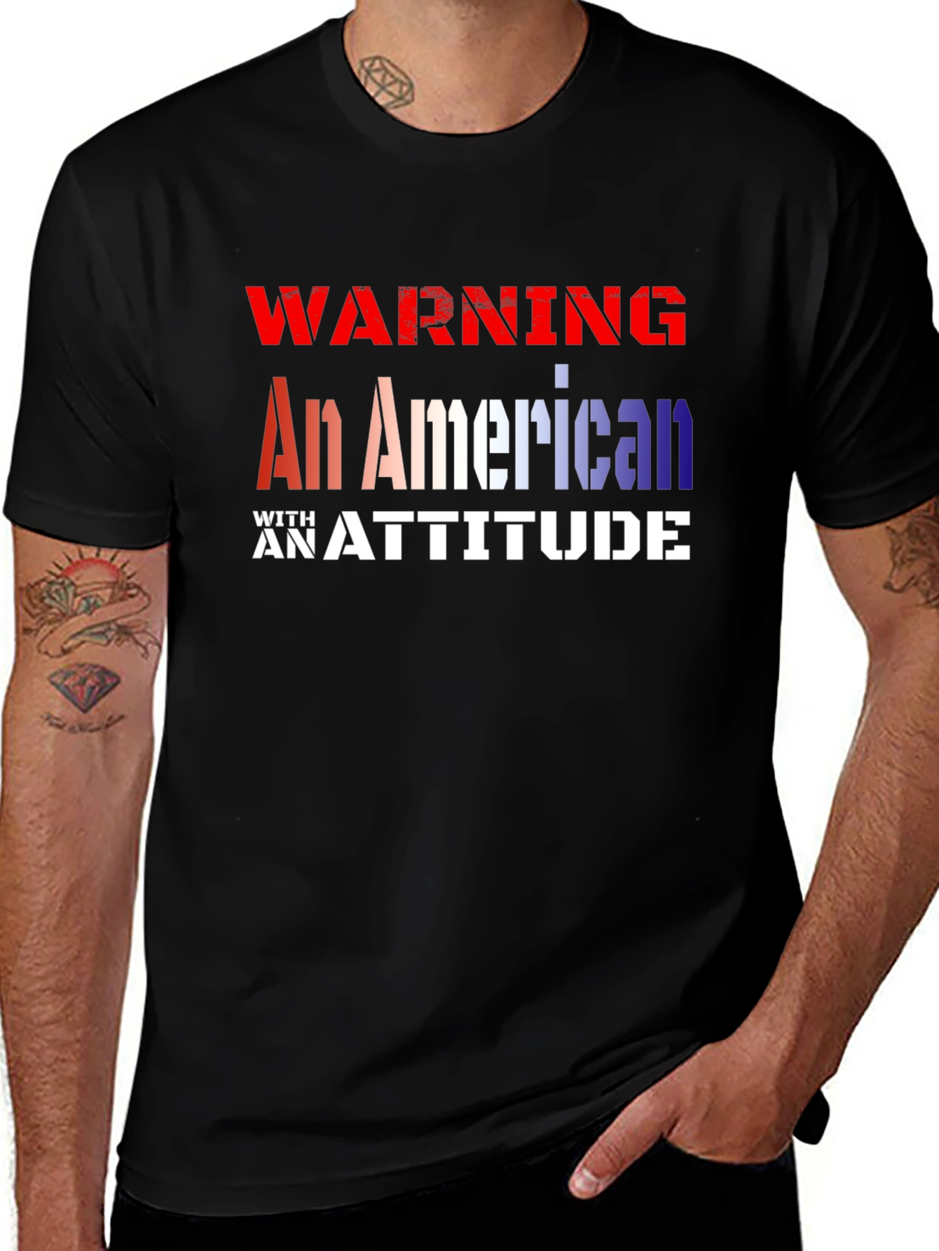 American Attitude Graphic T-Shirt