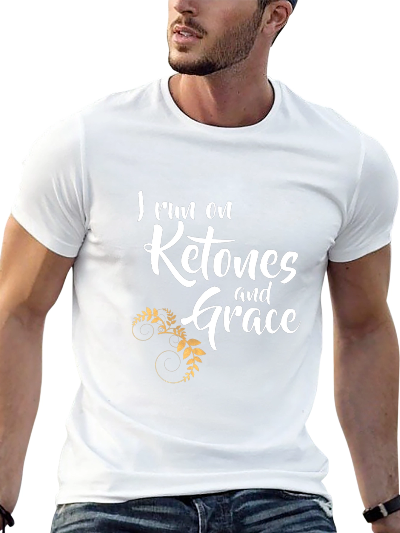 Ketones and Grace Black Graphic Tee
