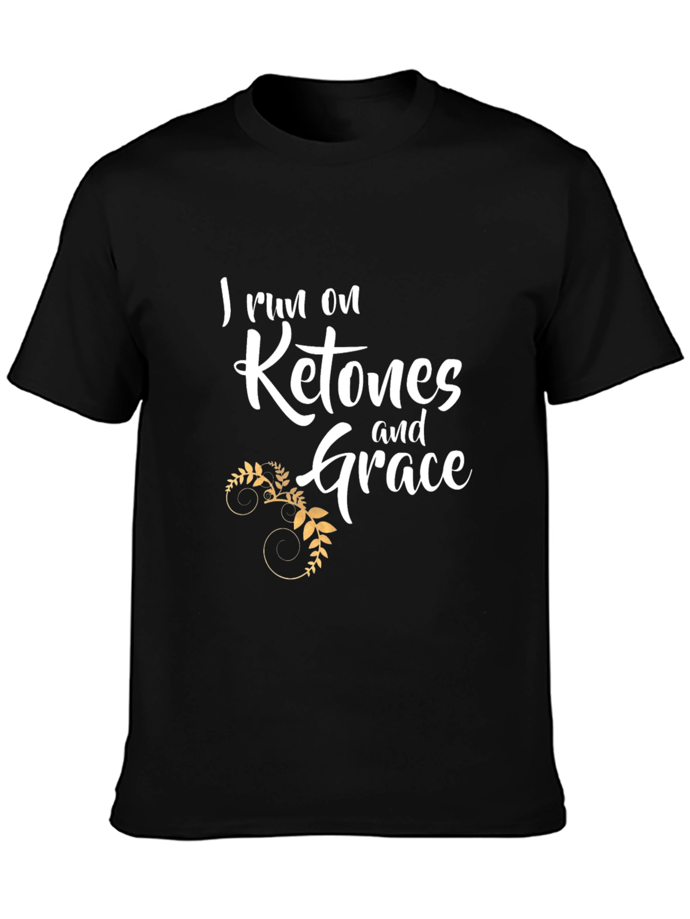 Ketones and Grace Black Graphic Tee