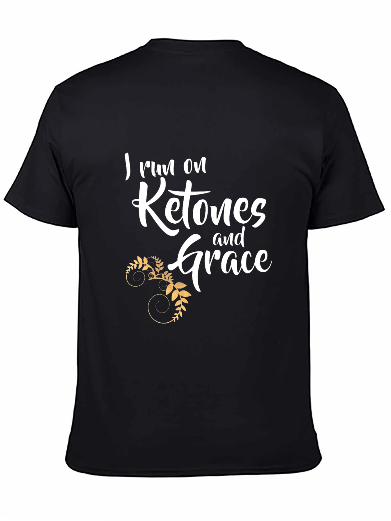 Ketones and Grace Black Graphic Tee