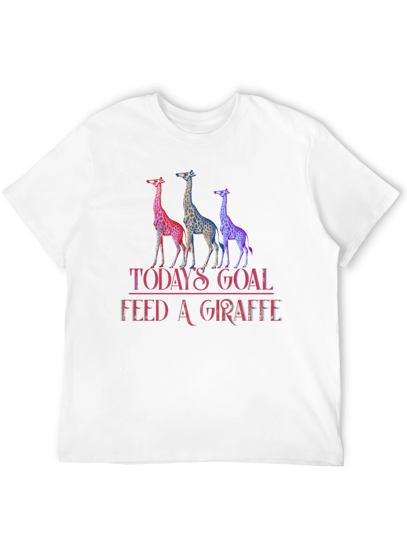 Todays Goal Feed A Giraffe T-Shirt