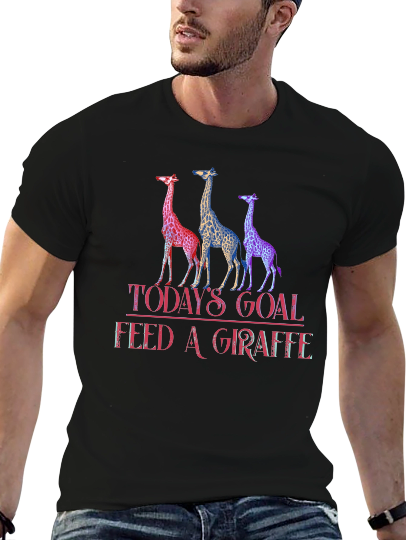 Todays Goal Feed A Giraffe T-Shirt