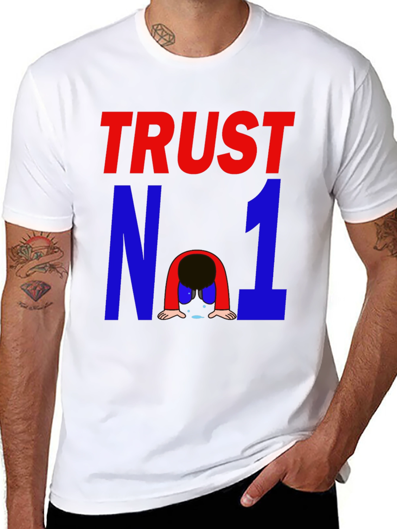Trust No One Graphic Tee - Mens