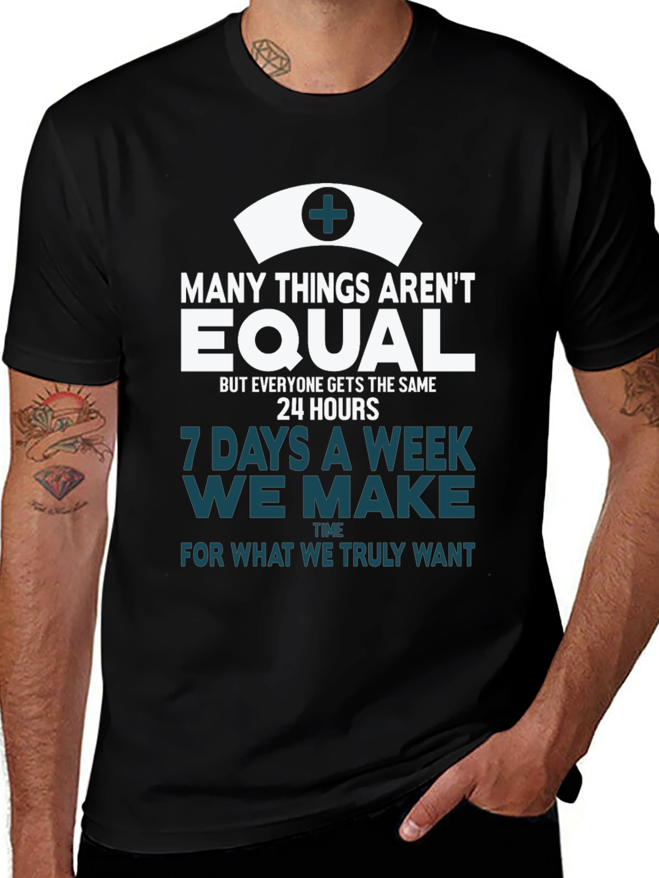 Nurse T-Shirt: Equal Time Truly Want