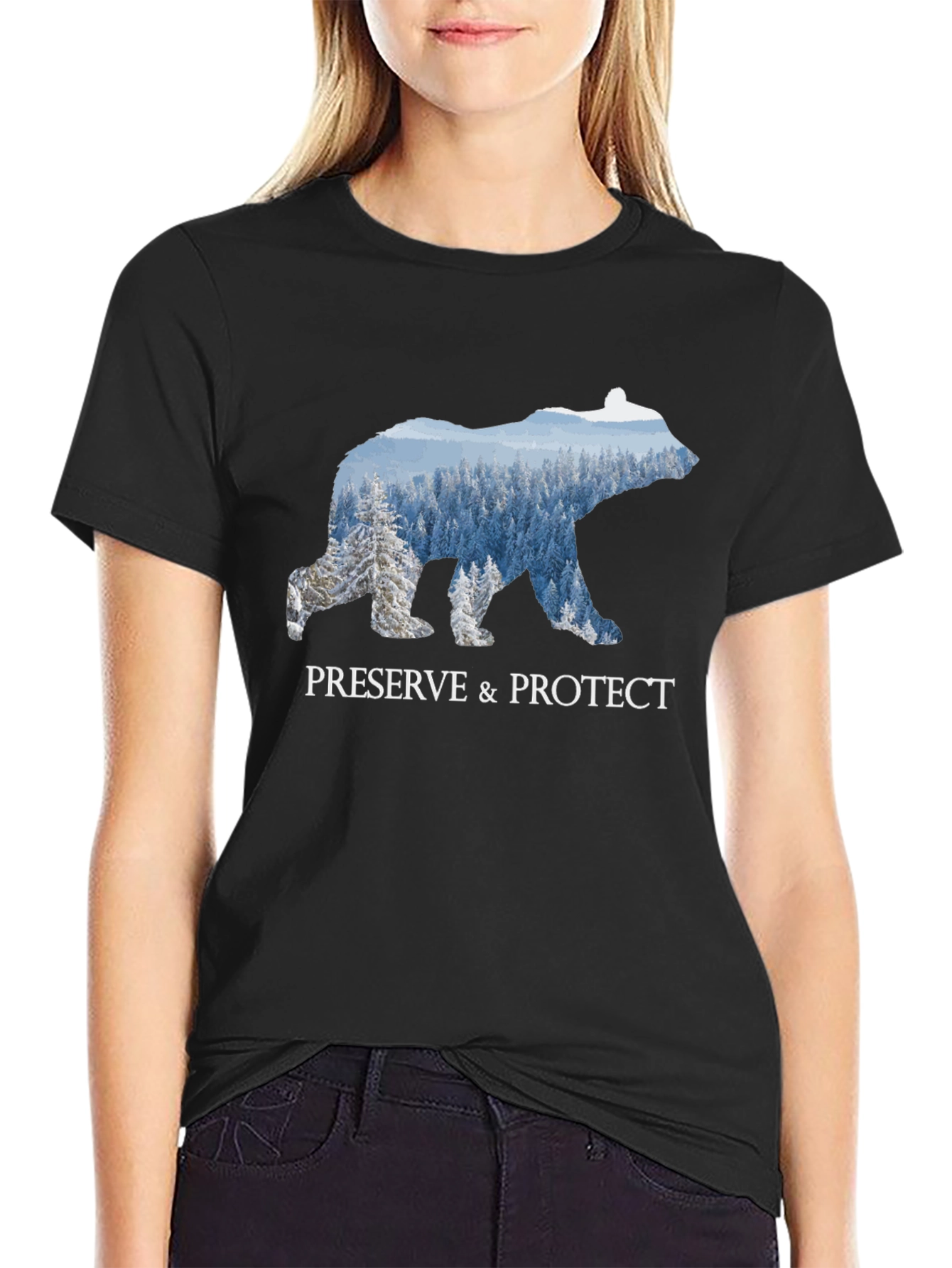 Preserve & Protect Bear Graphic T-Shirt