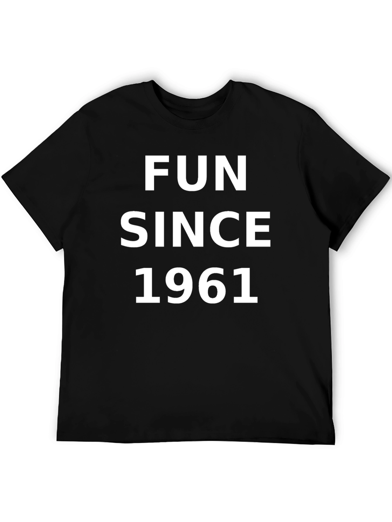 Fun Since 1961 Graphic Tee - Black