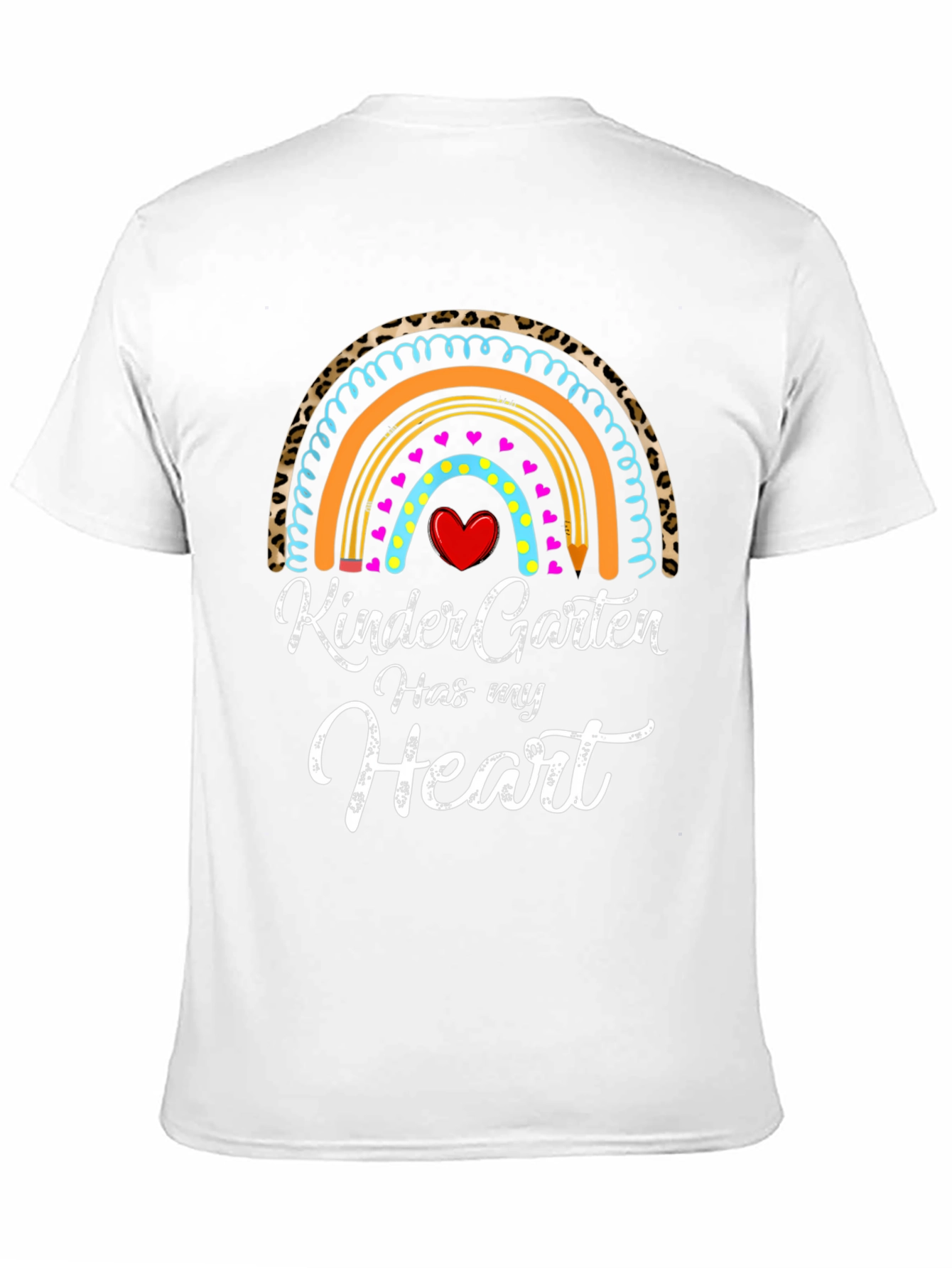 Kindergarten Heart Rainbow T-Shirt