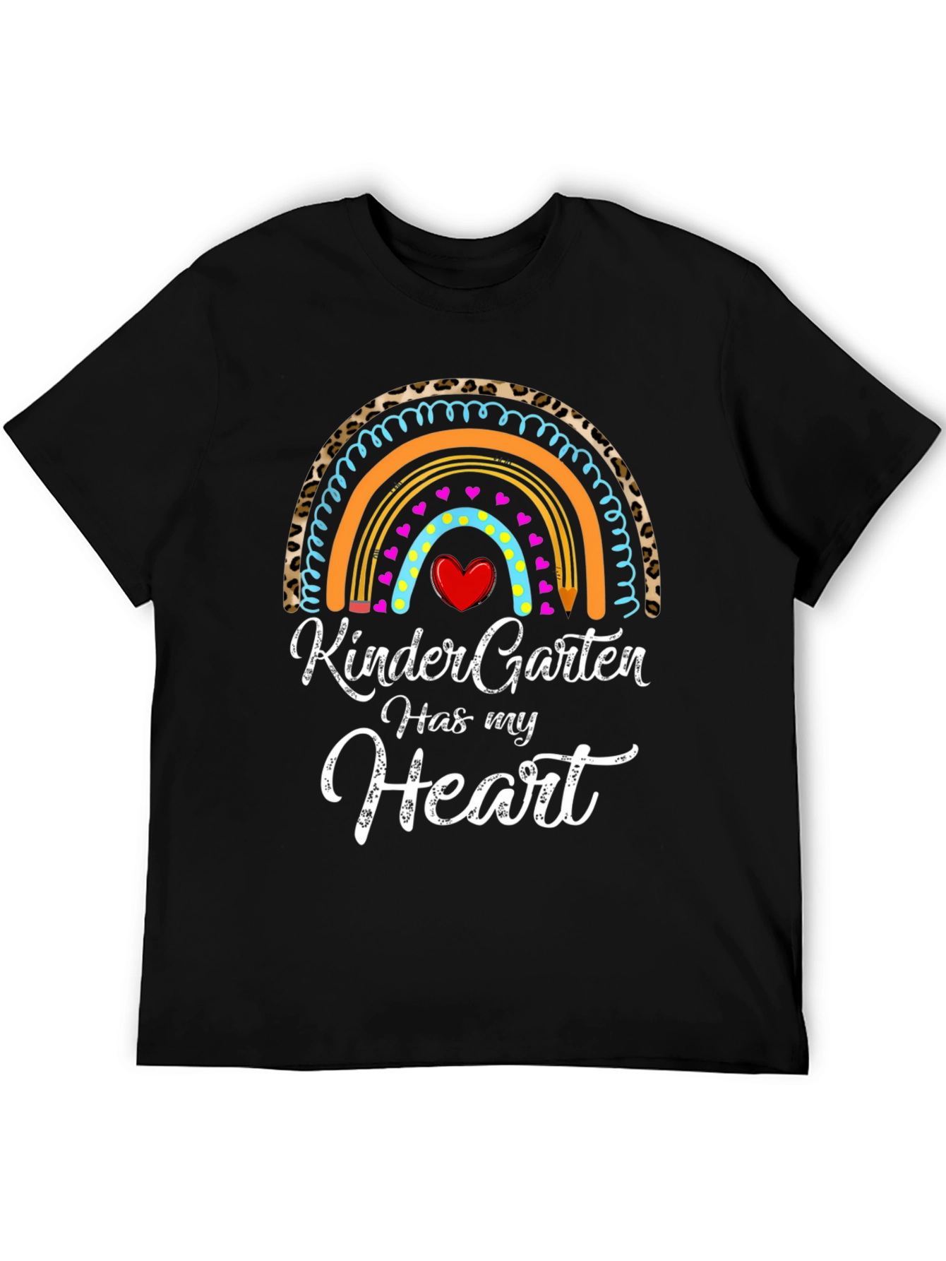 Kindergarten Heart Rainbow T-Shirt