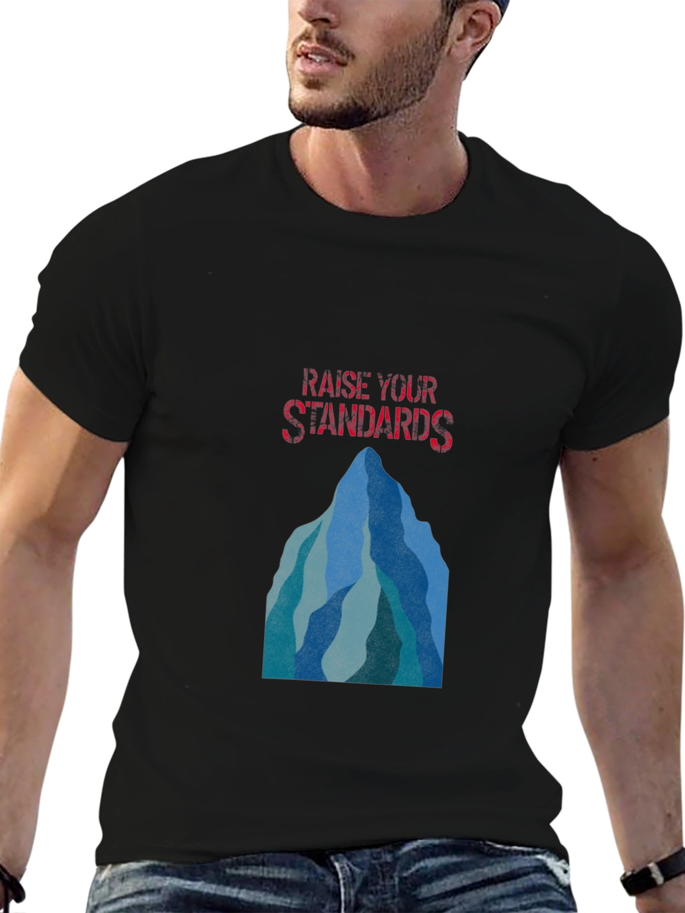 Raise Your Standards Mountain Graphic Tee