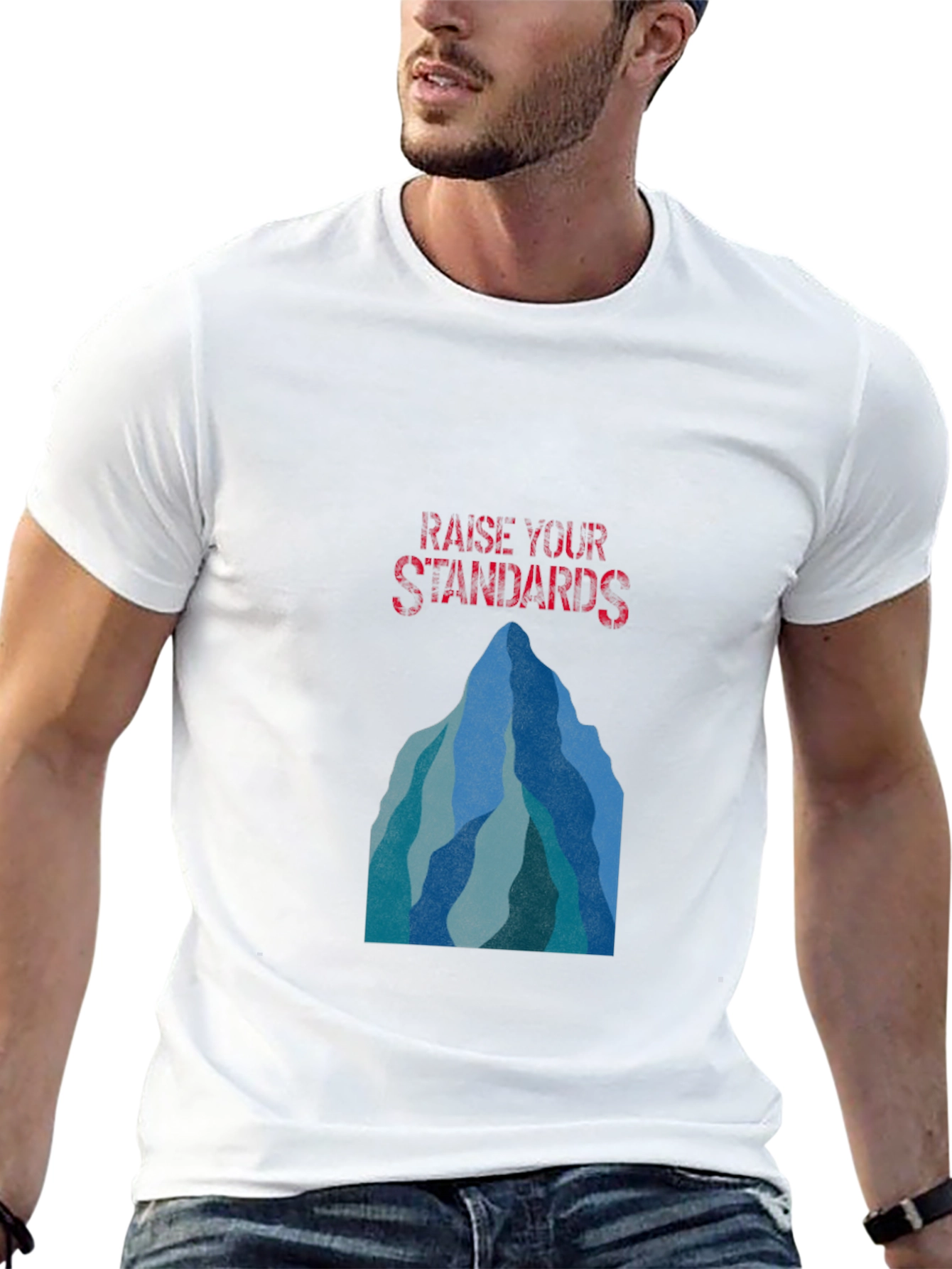 Raise Your Standards Mountain Graphic Tee