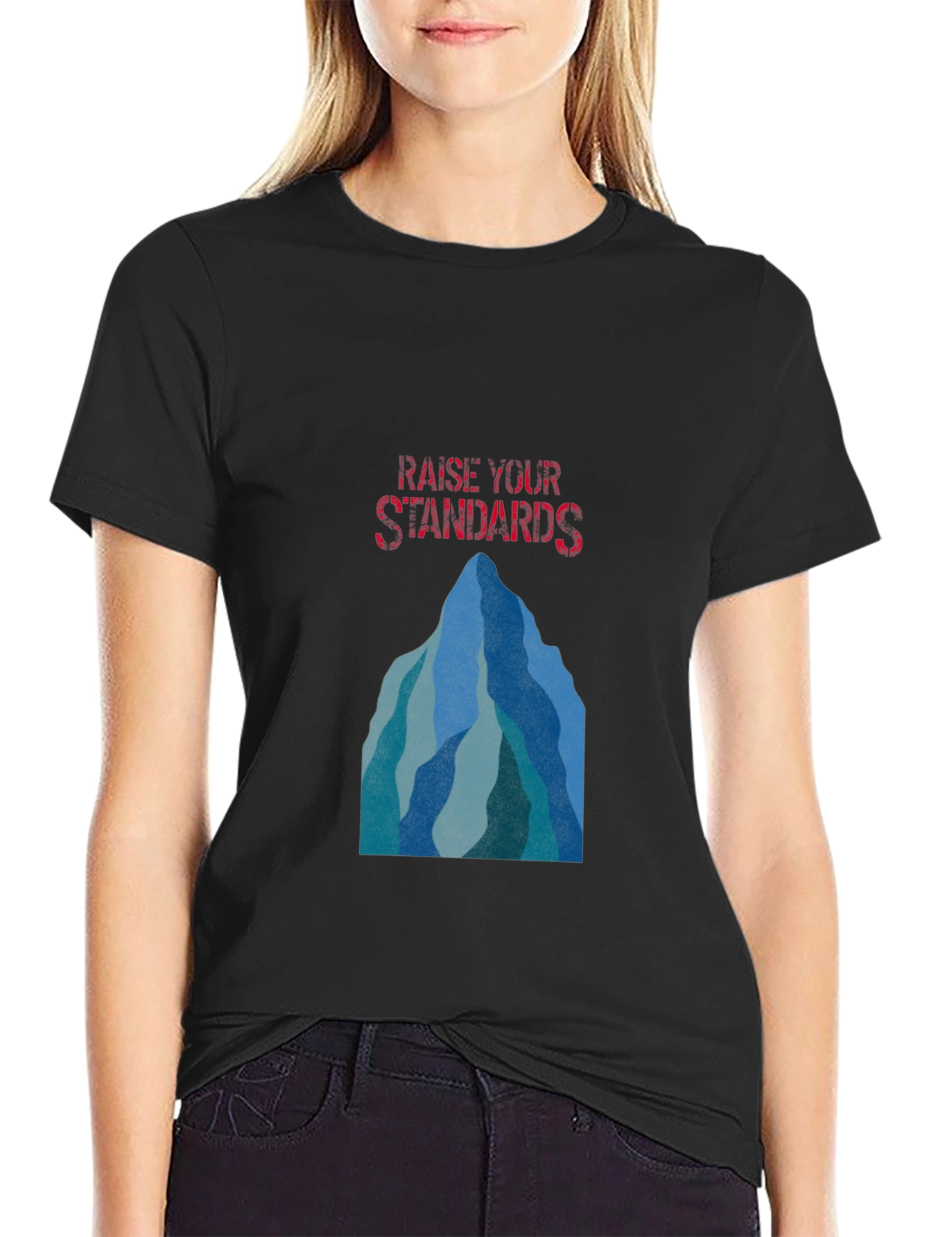 Raise Your Standards Mountain Graphic Tee