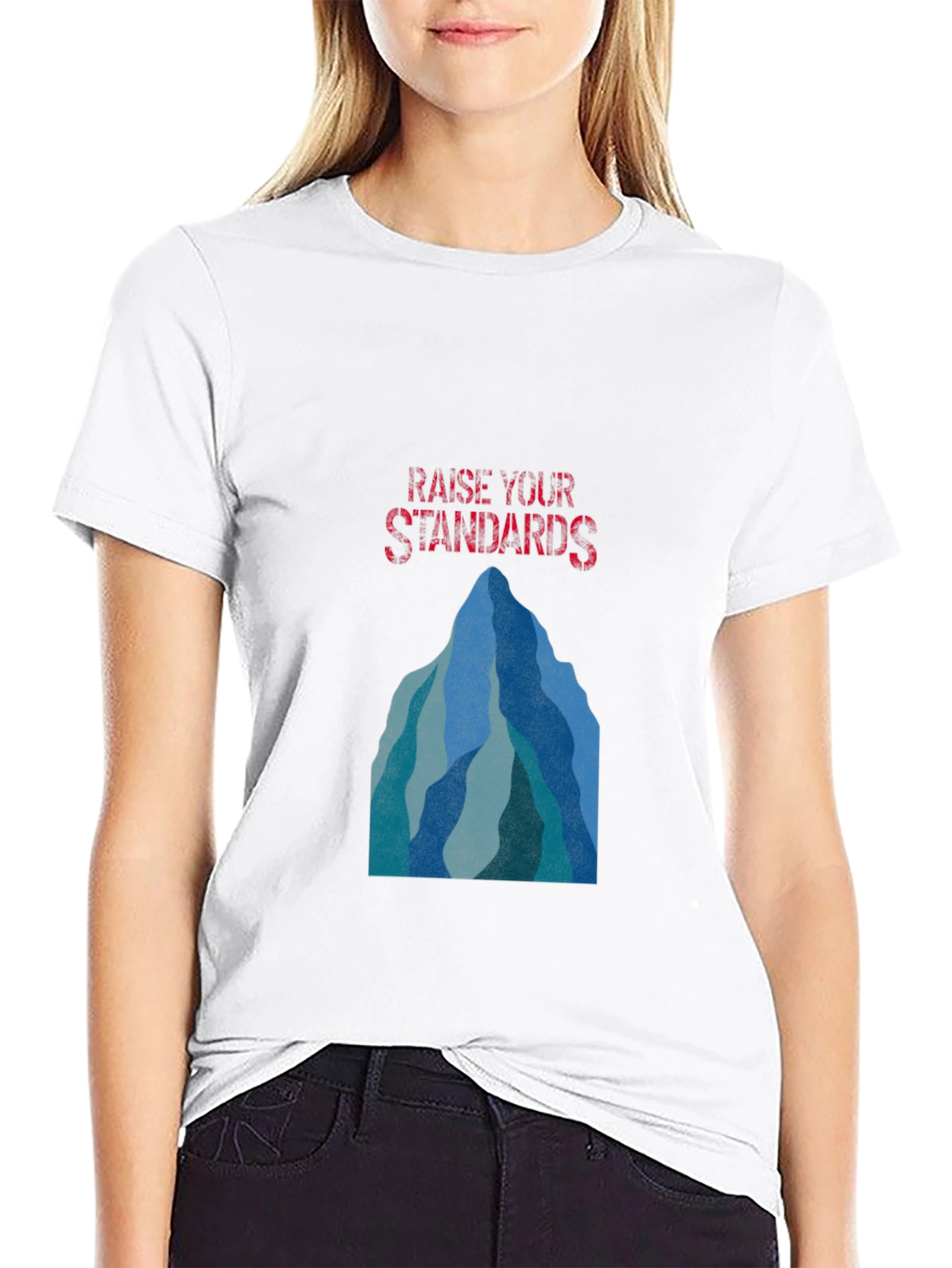 Raise Your Standards Mountain Graphic Tee