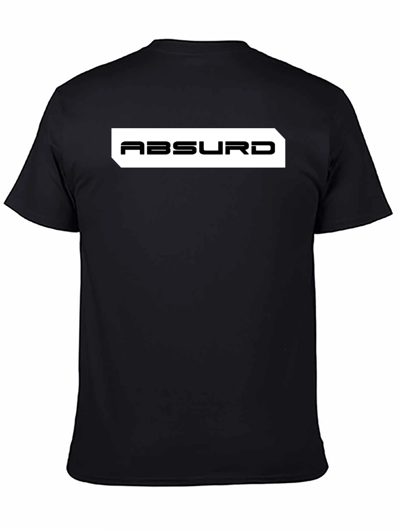 Absurd Black Graphic Tee - Modern Style