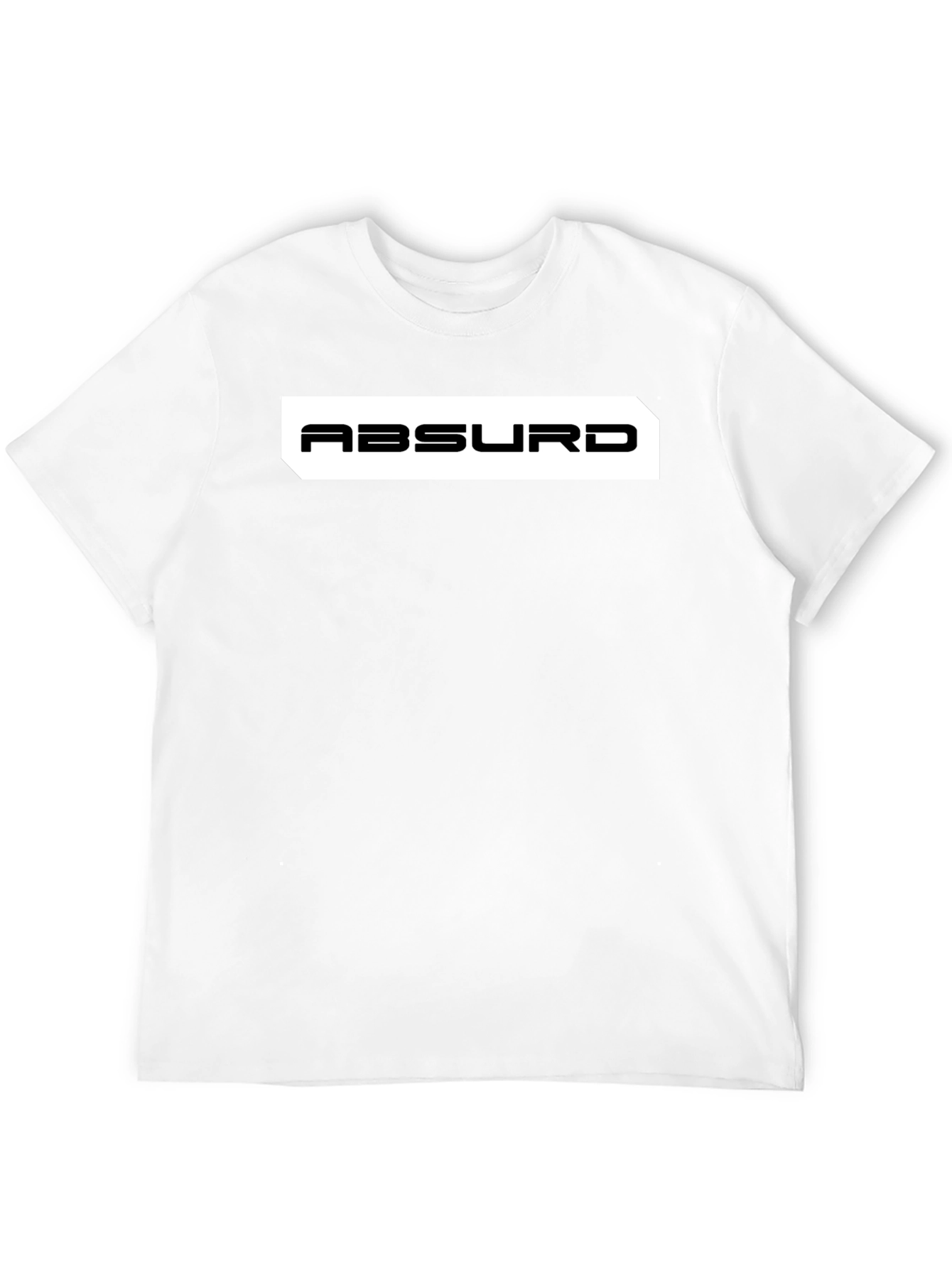 Absurd Black Graphic Tee - Modern Style
