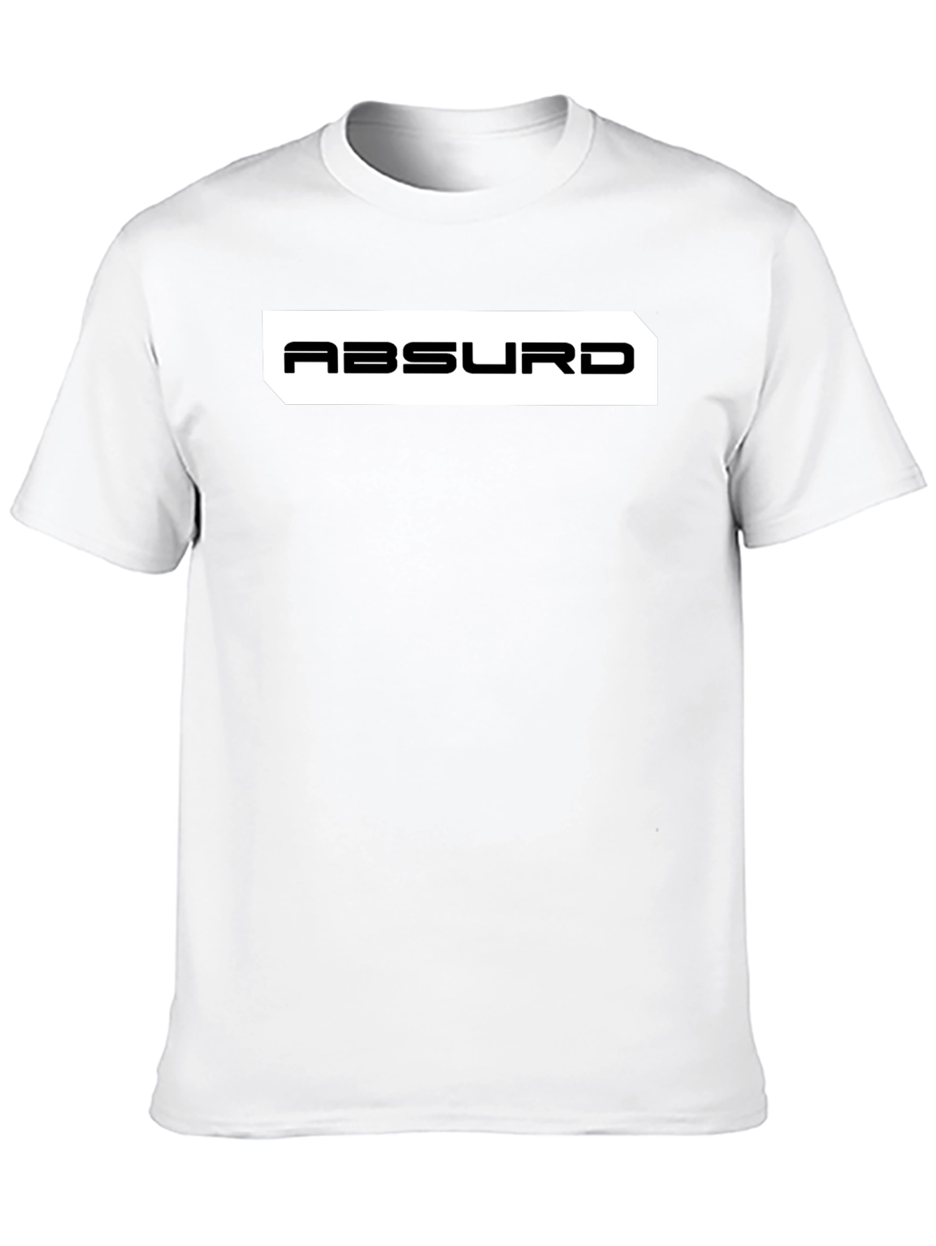 Absurd Black Graphic Tee - Modern Style