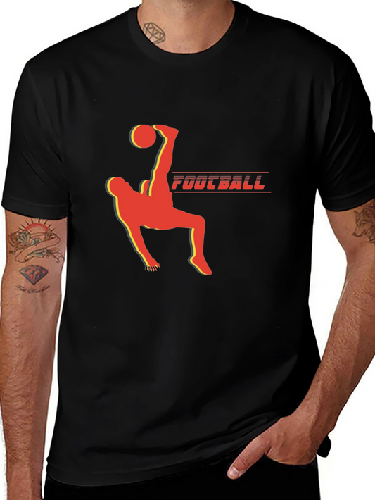 Football Kick T-Shirt - Black
