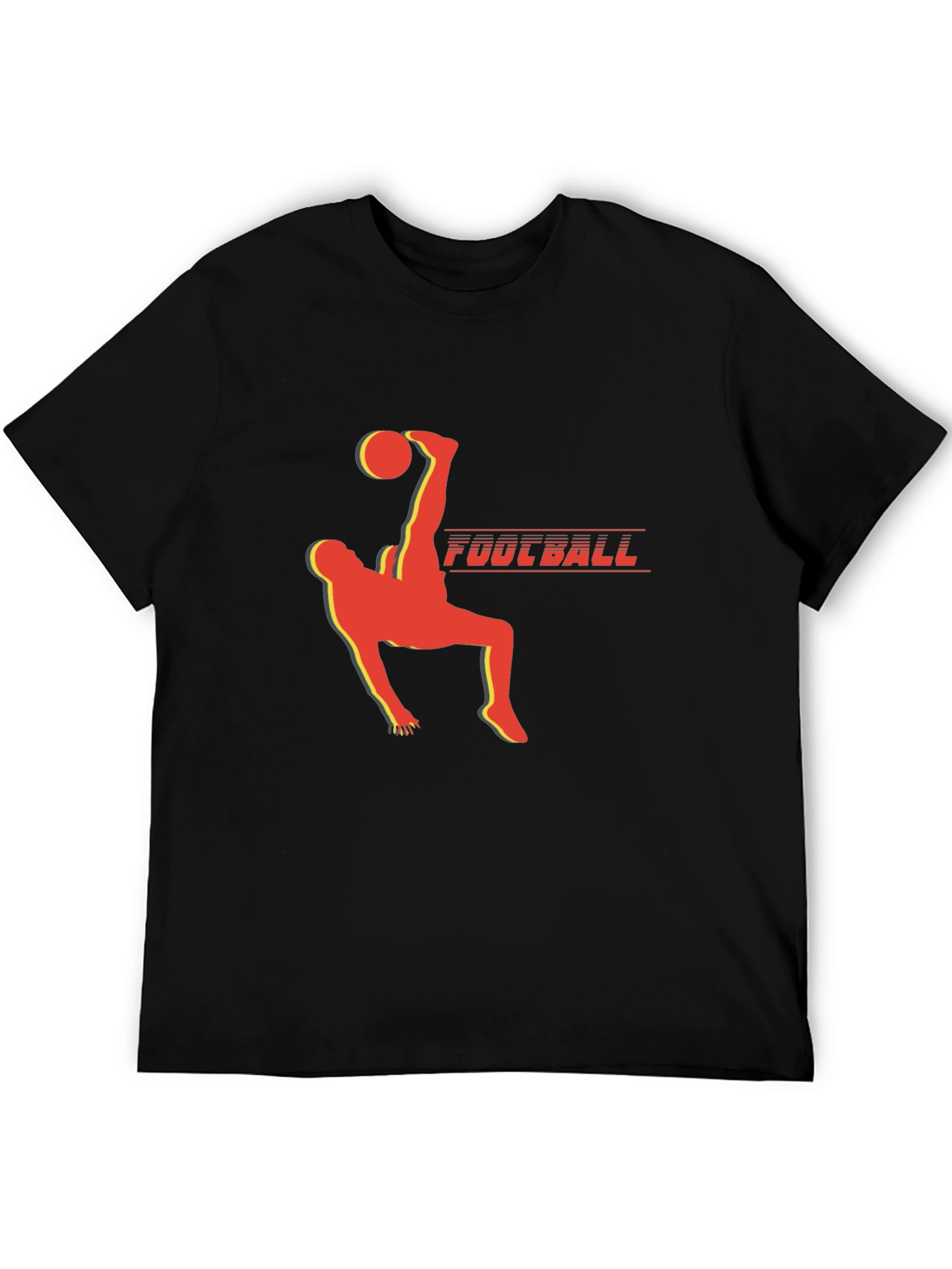 Football Kick T-Shirt - Black