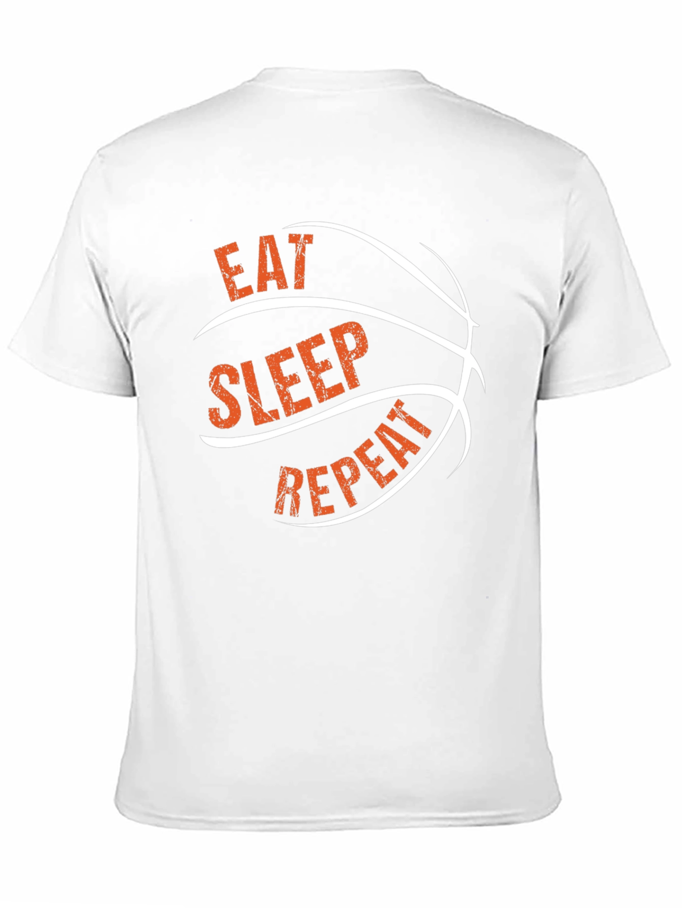 Eat Sleep Repeat Basketball Graphic Tee