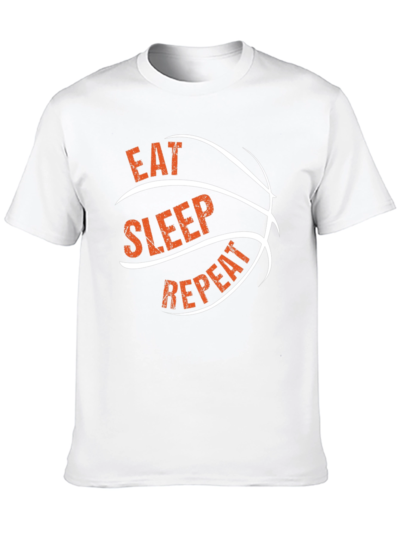 Eat Sleep Repeat Basketball Graphic Tee