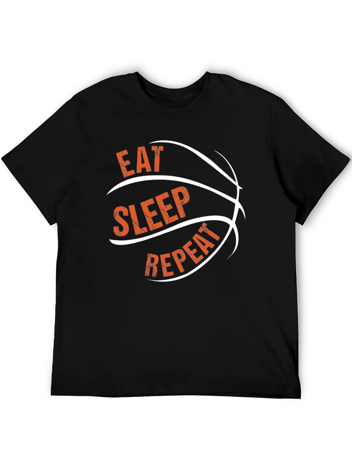 Eat Sleep Repeat Basketball Graphic Tee