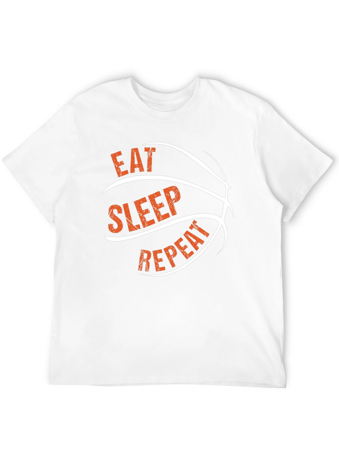 Eat Sleep Repeat Basketball Graphic Tee