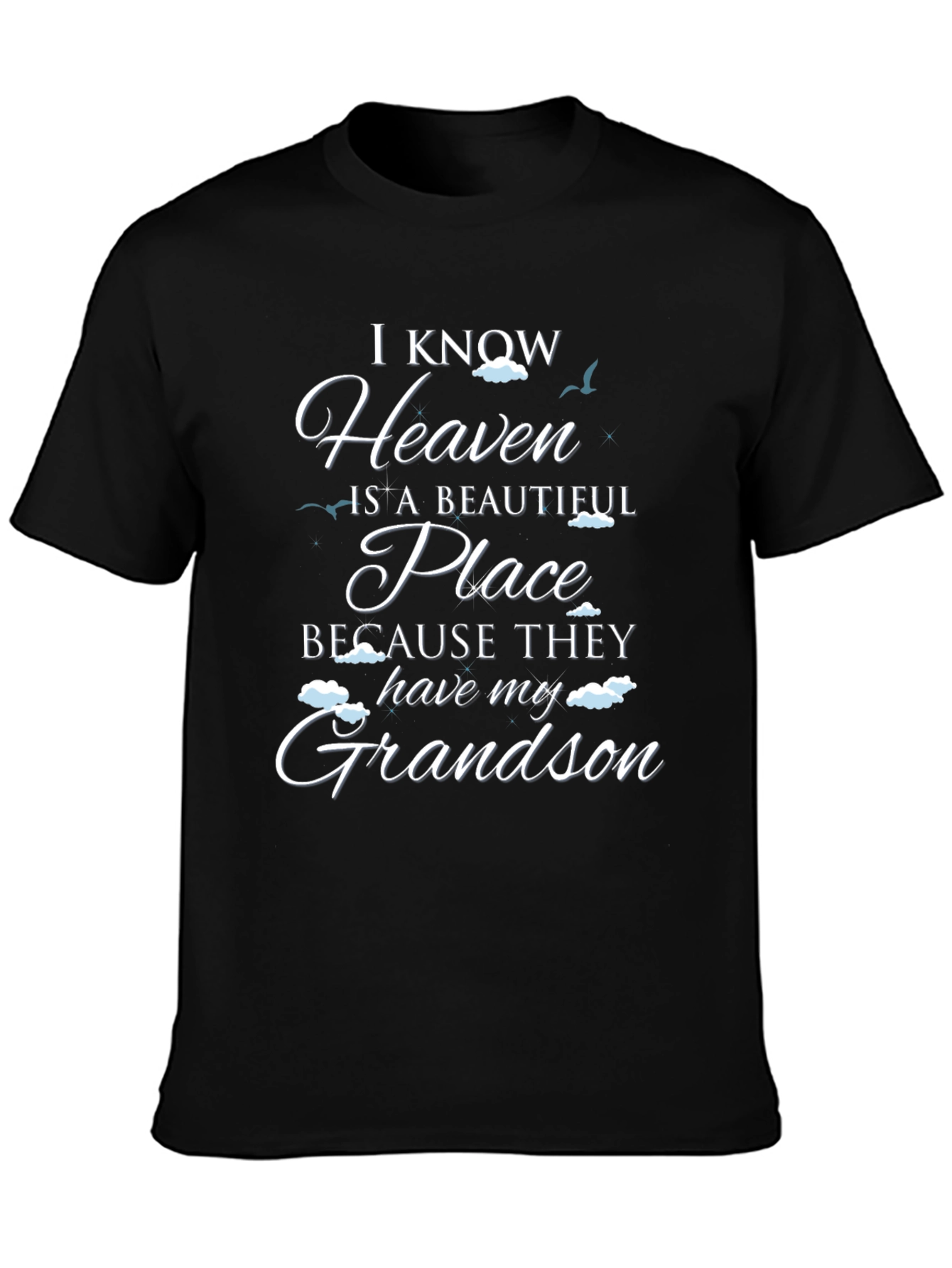 Heavenly Grandson Graphic Tee - Remembrance Shirt
