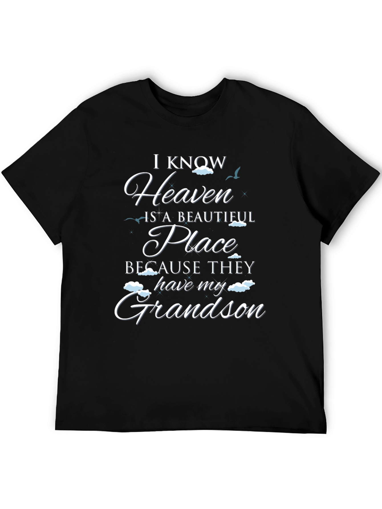 Heavenly Grandson Graphic Tee - Remembrance Shirt