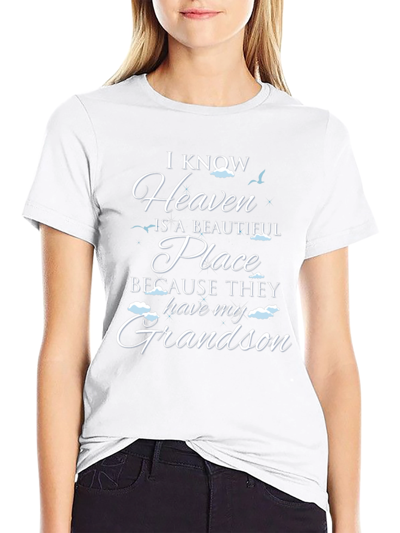 Heavenly Grandson Graphic Tee - Remembrance Shirt