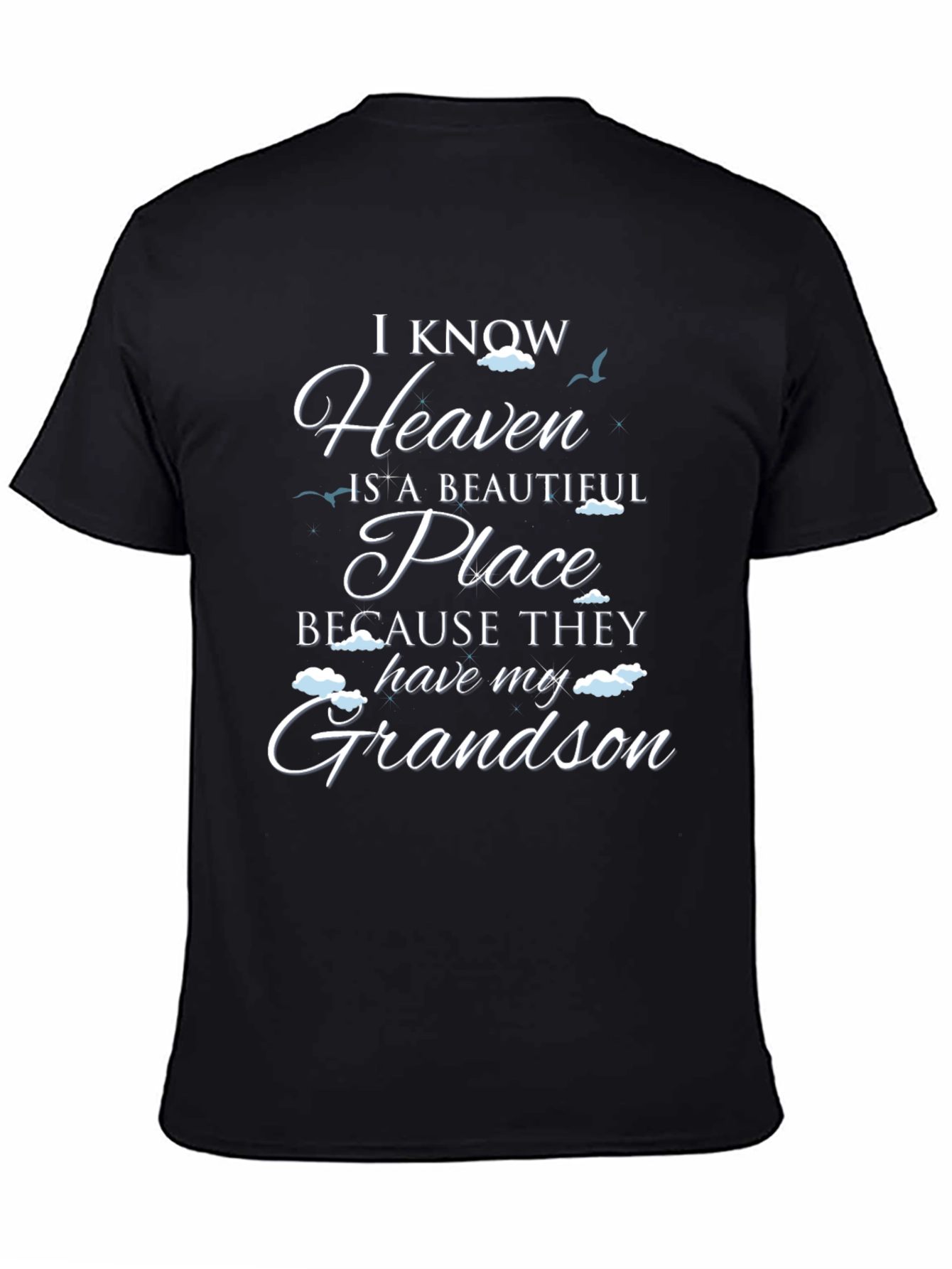 Heavenly Grandson Graphic Tee - Remembrance Shirt