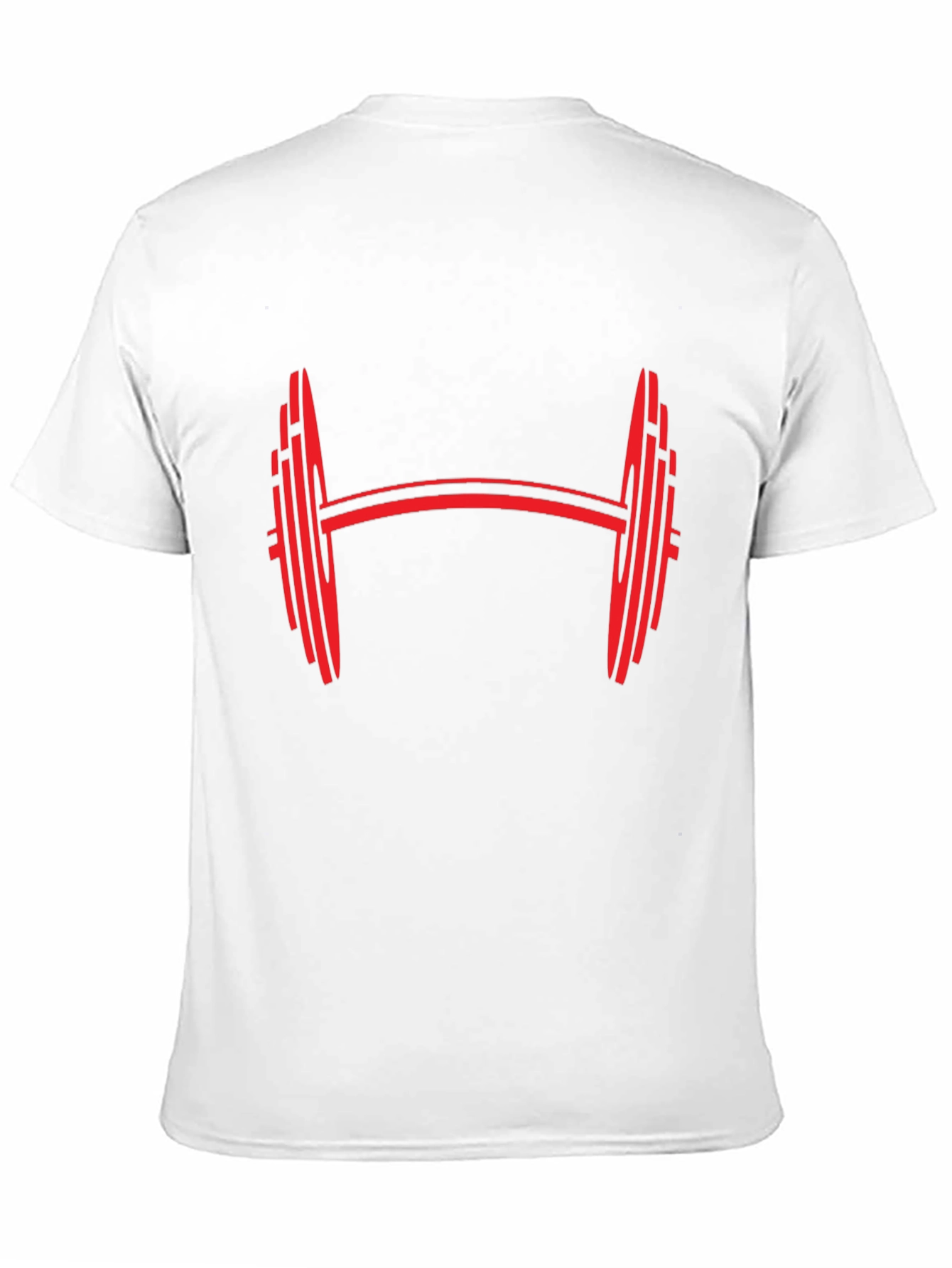Barbell Graphic Tee - Black Gym Shirt