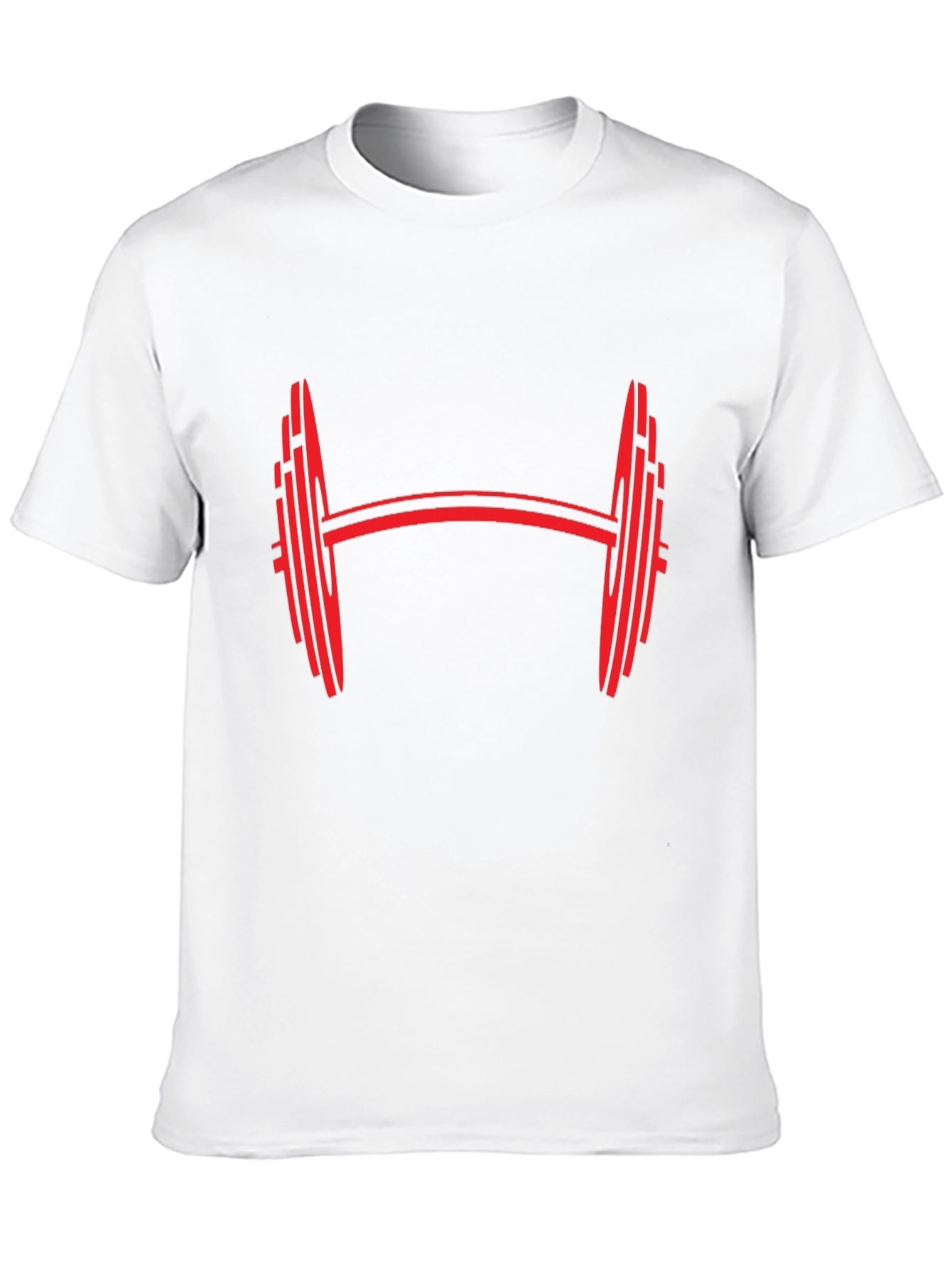 Barbell Graphic Tee - Black Gym Shirt