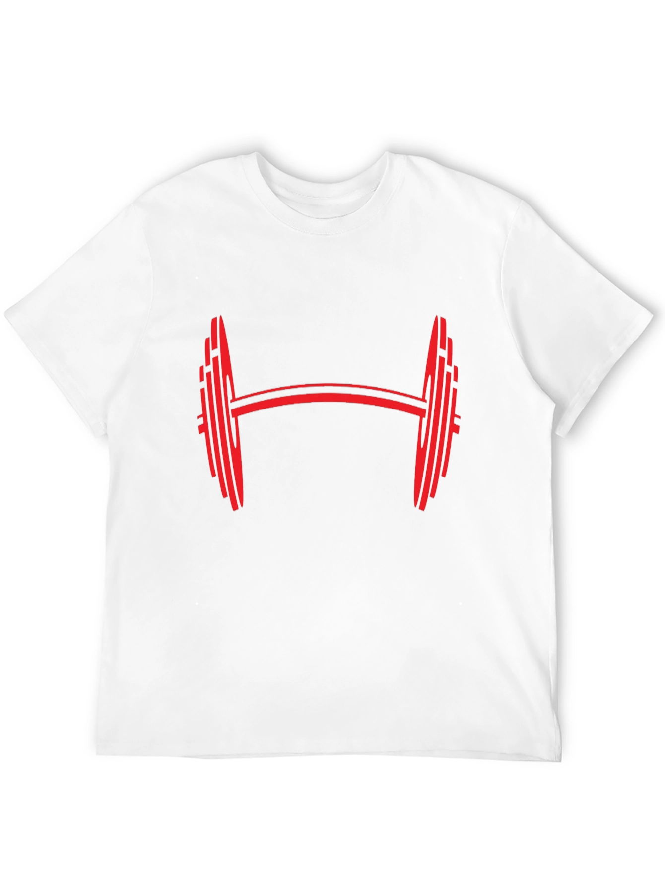 Barbell Graphic Tee - Black Gym Shirt
