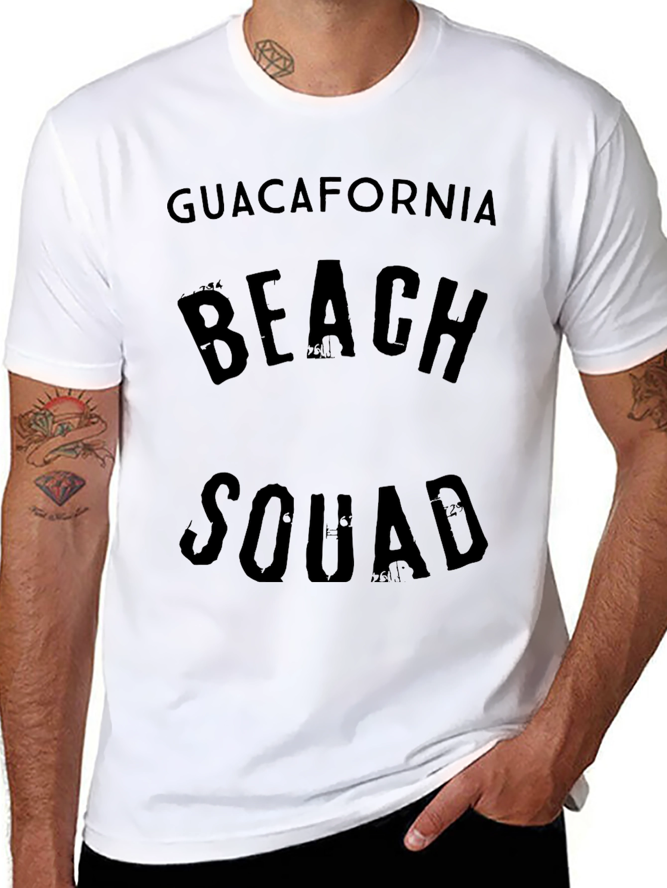 Guacafornia Beach Squad Graphic T-Shirt