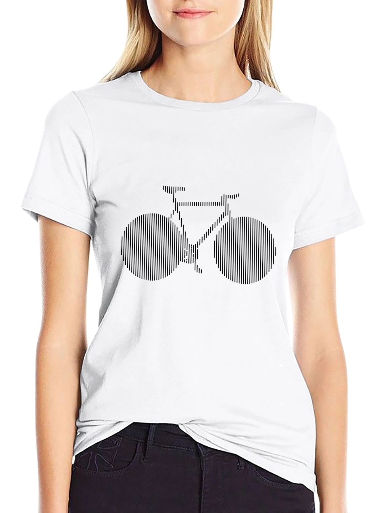 Bike Graphic T-Shirt - Black Stylish Casual
