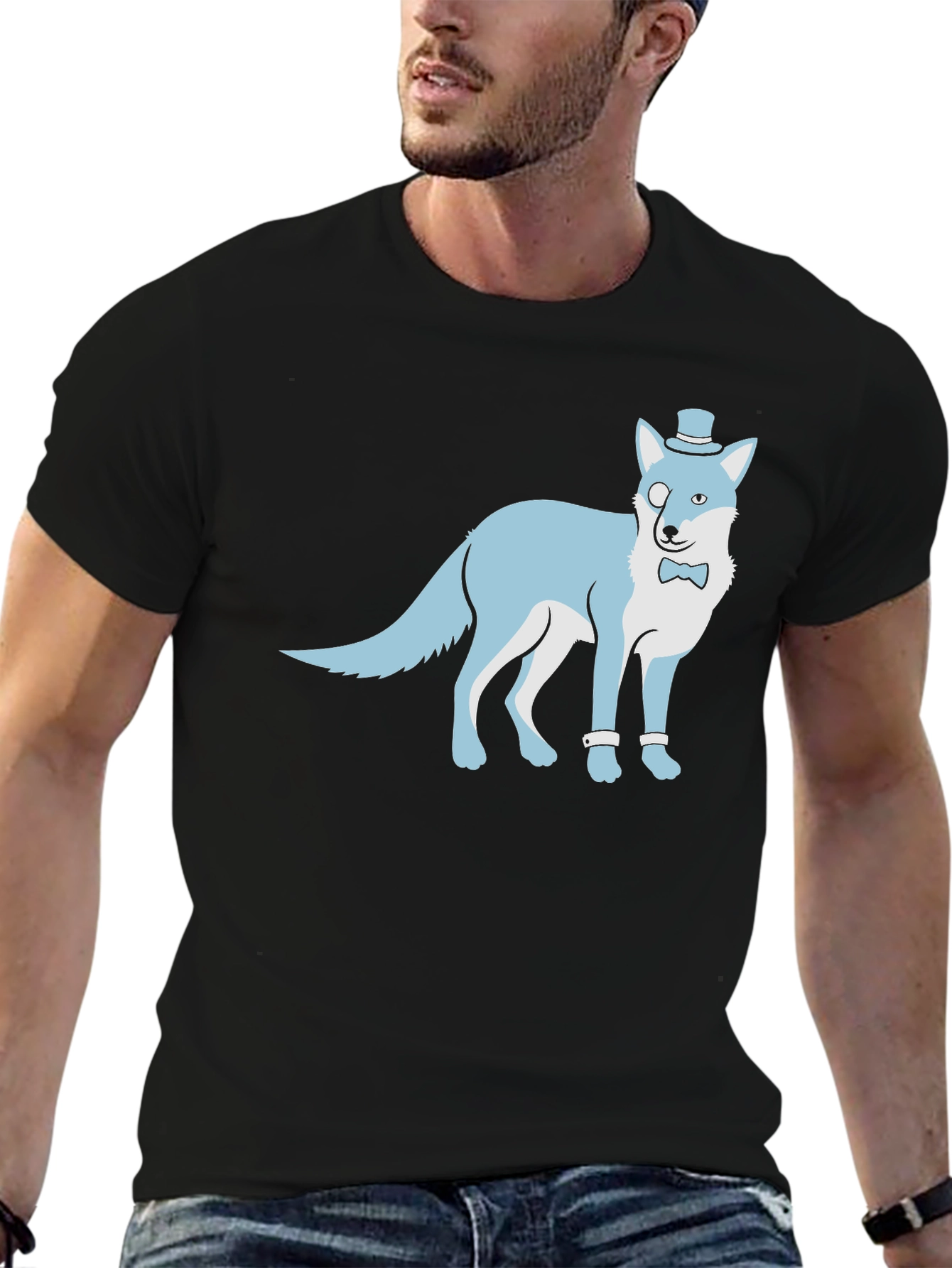 Dapper Fox T-Shirt - Sophisticated Style