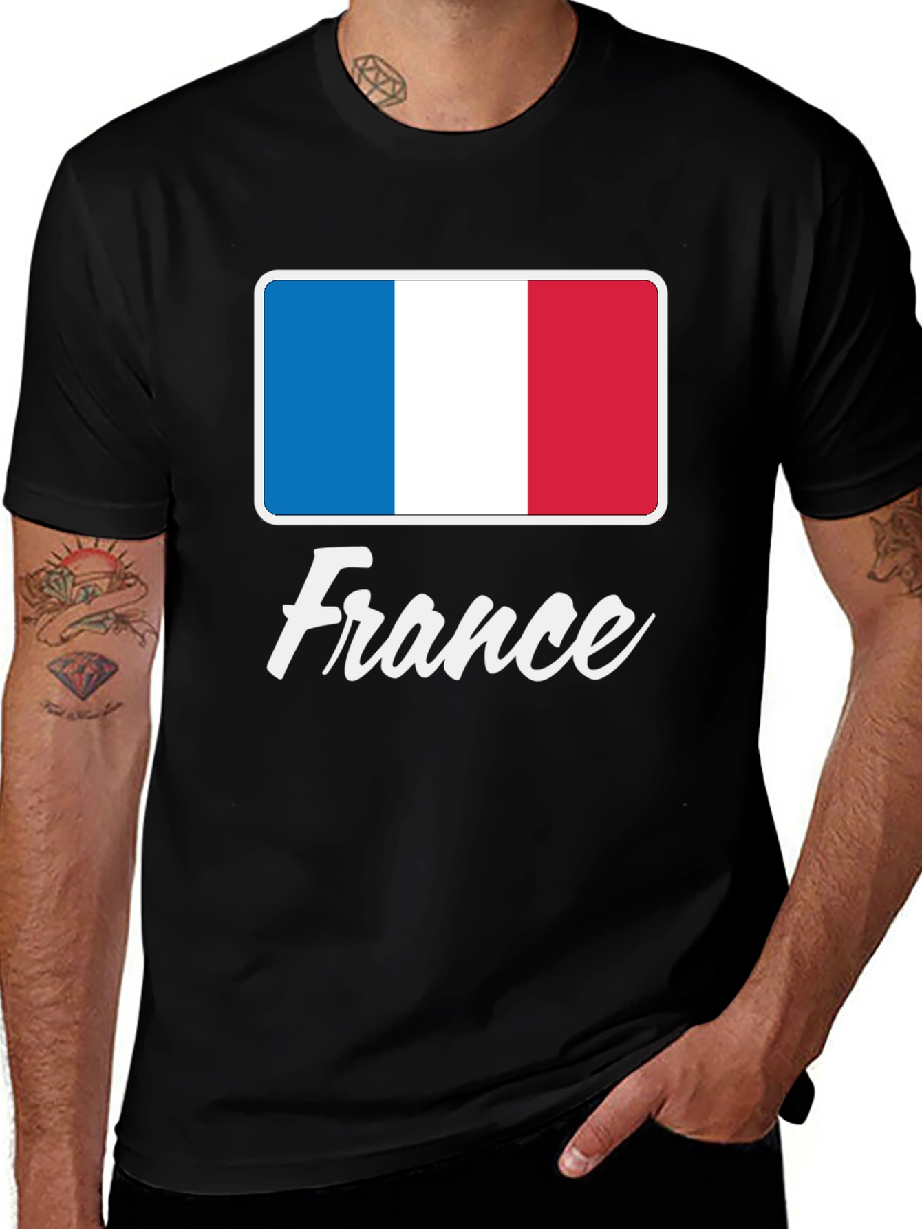 France Flag T-Shirt - National Pride Apparel