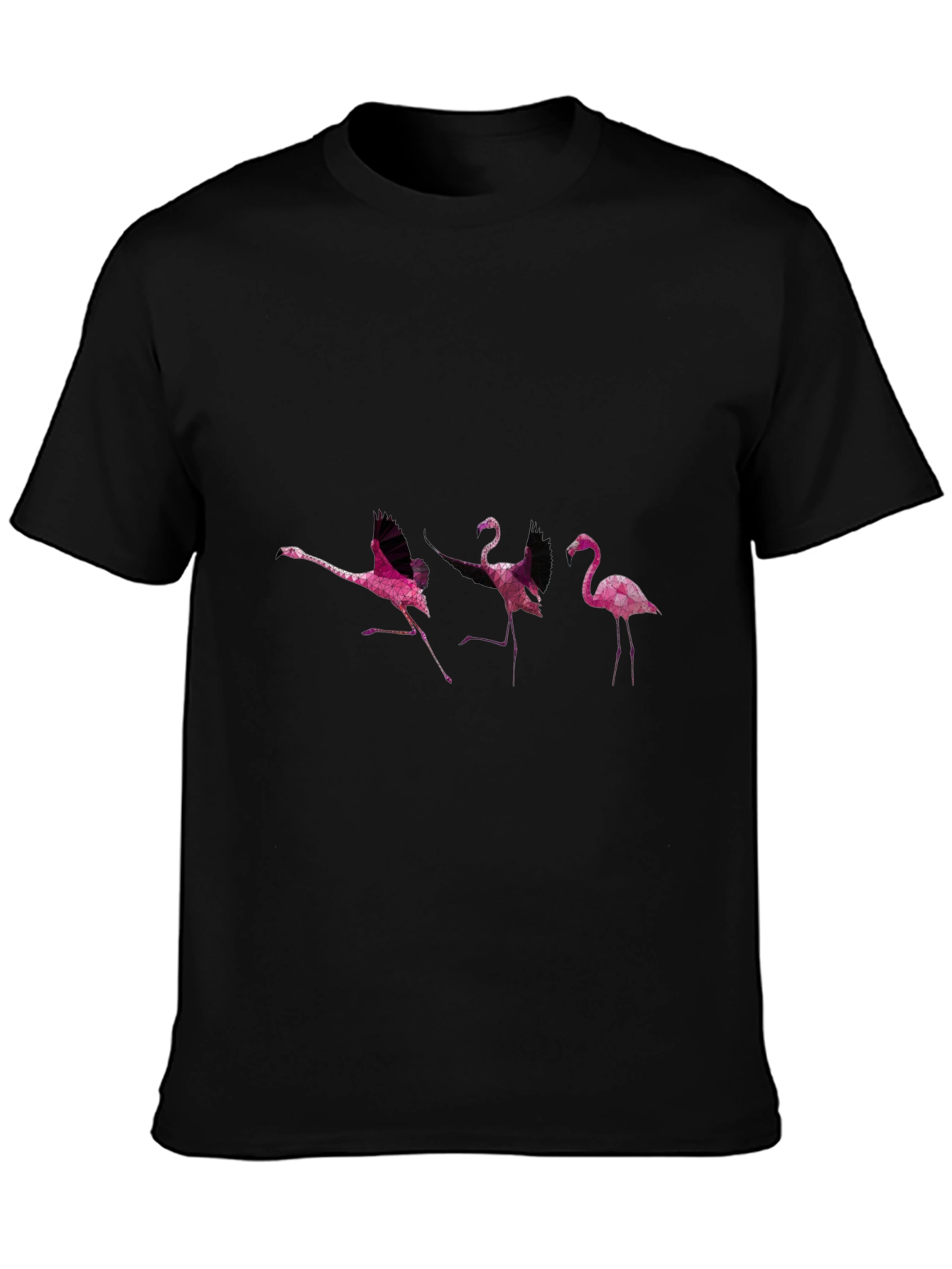 Flamingo Graphic Black T-Shirt