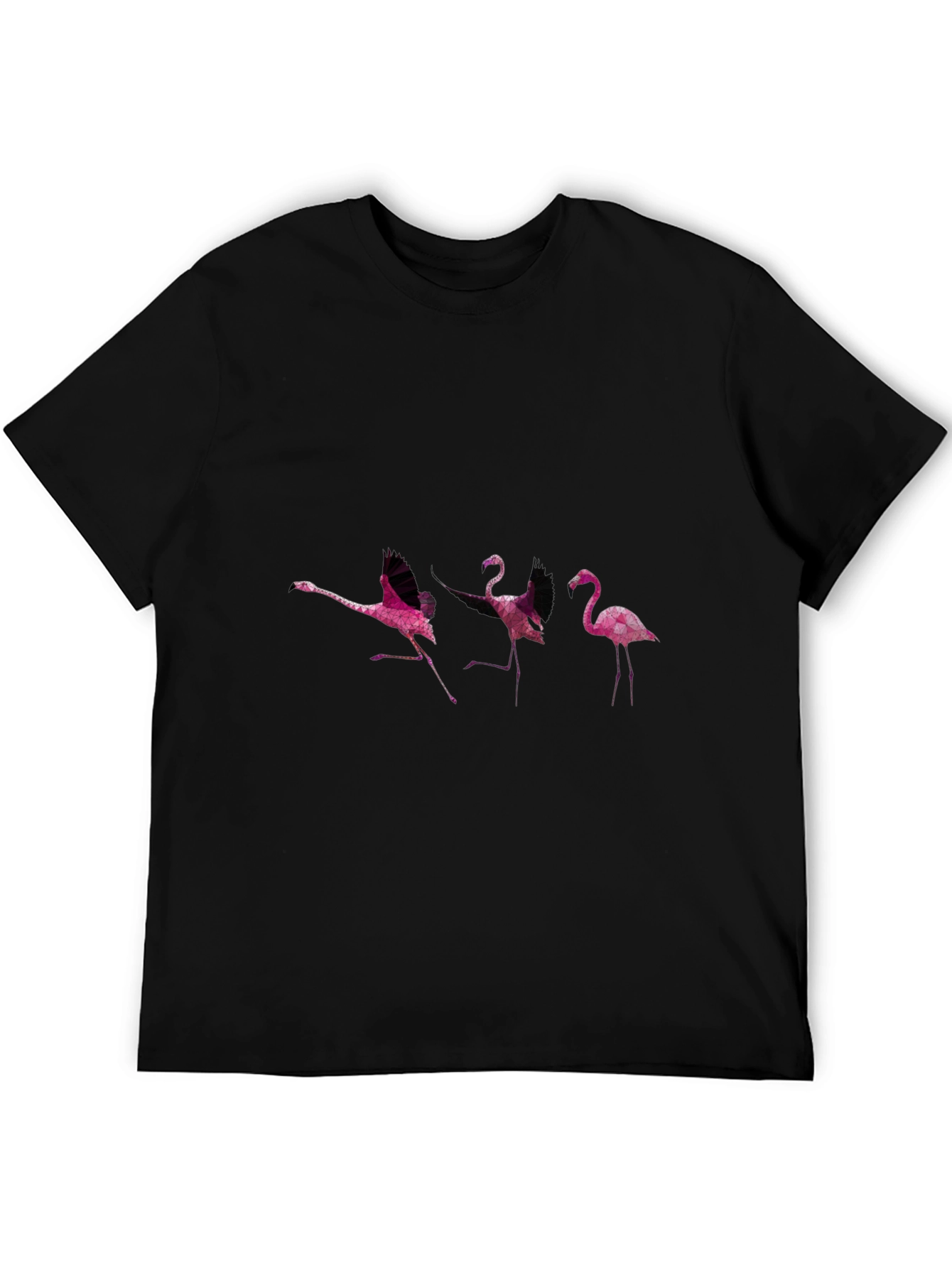 Flamingo Graphic Black T-Shirt