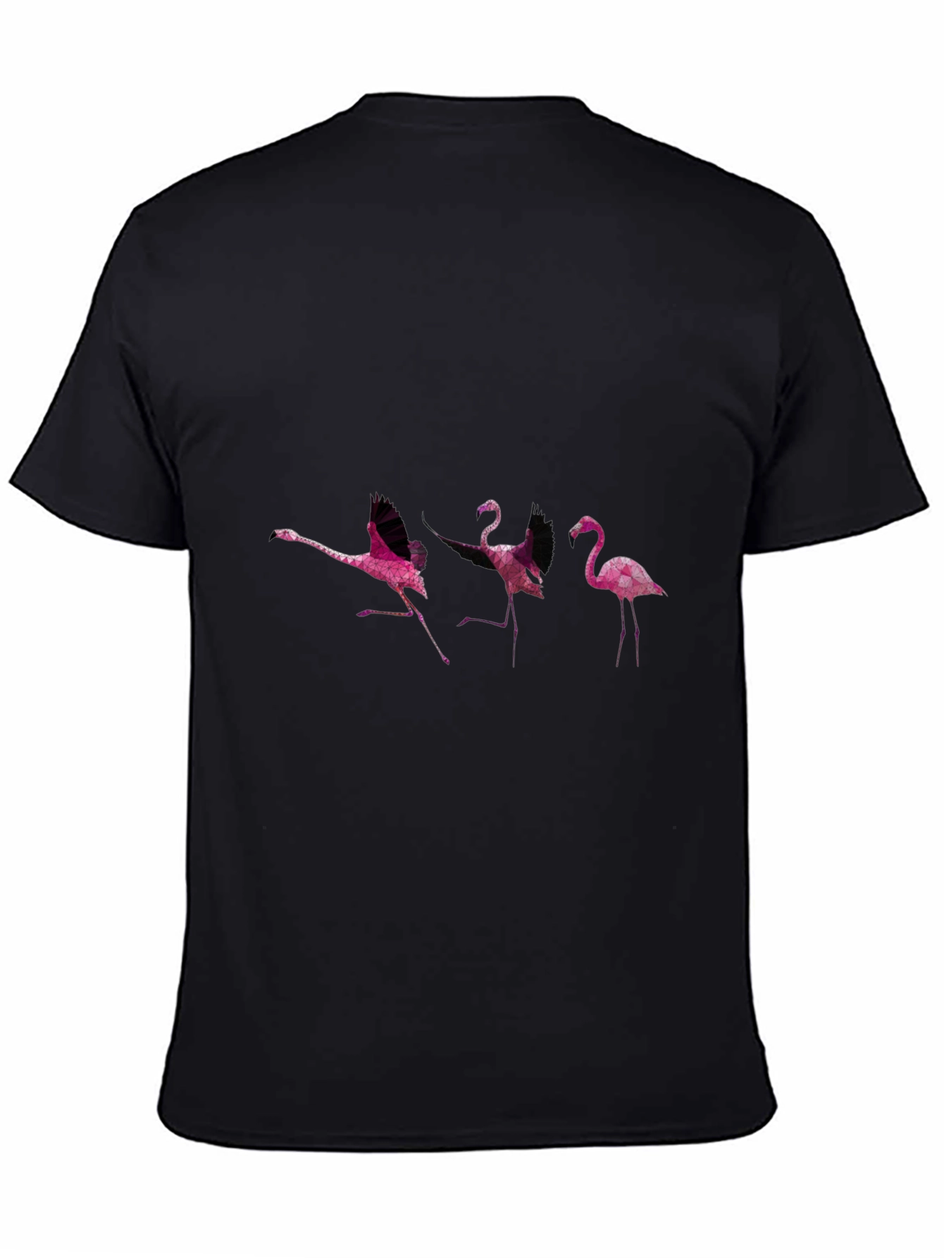 Flamingo Graphic Black T-Shirt