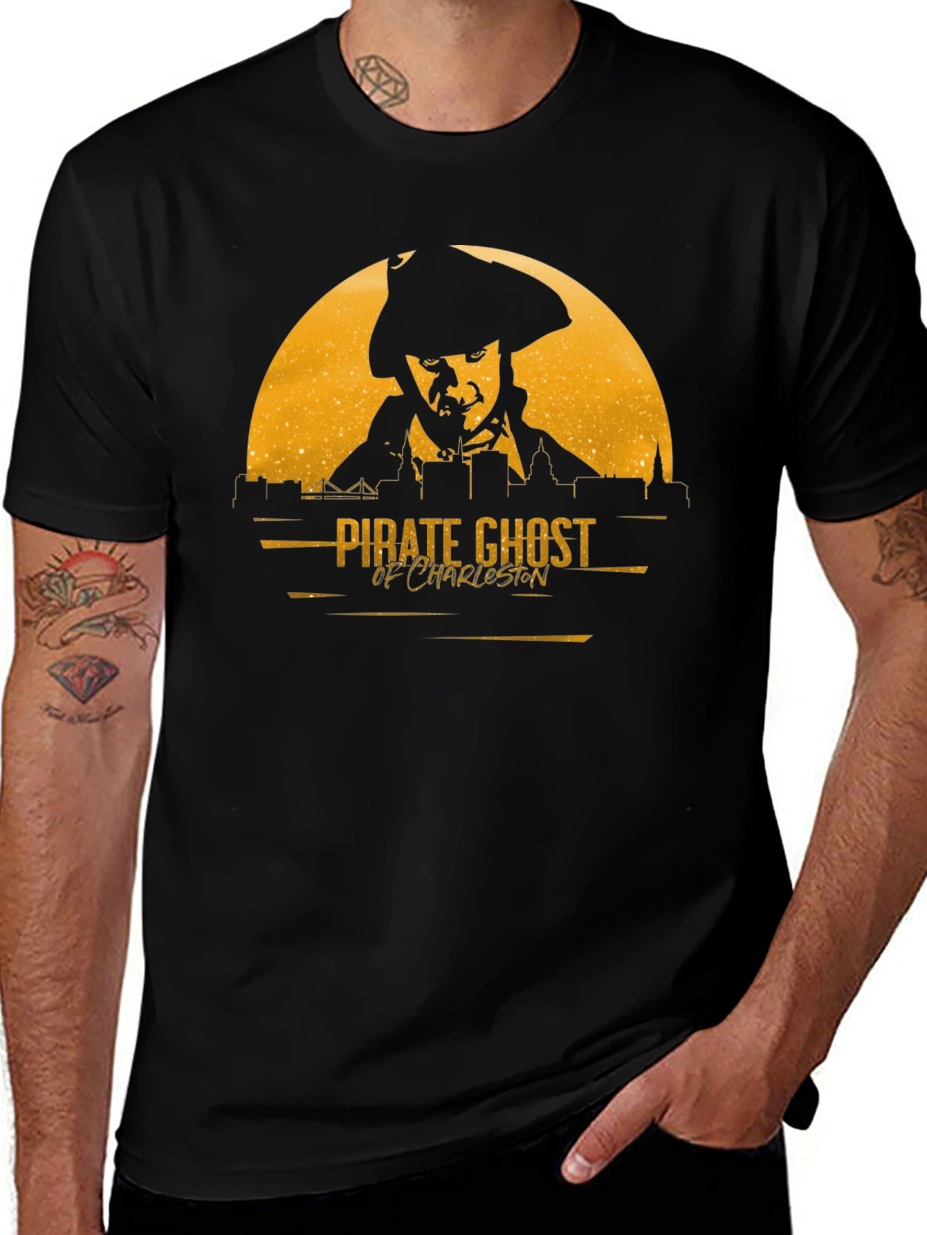 Pirate Ghost of Charleston Graphic T-Shirt