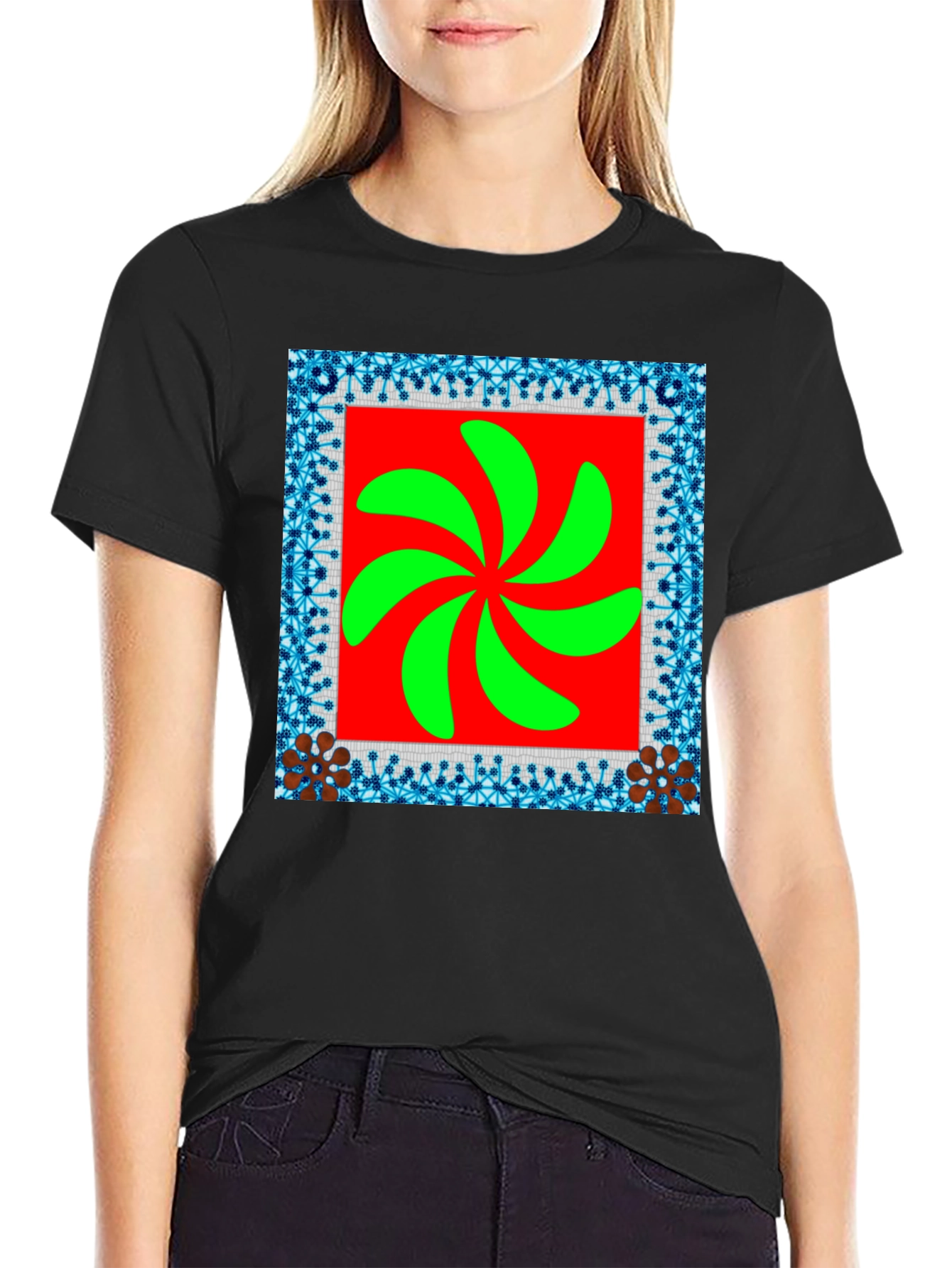 Unique Graphic Tee - Modern Abstract Design