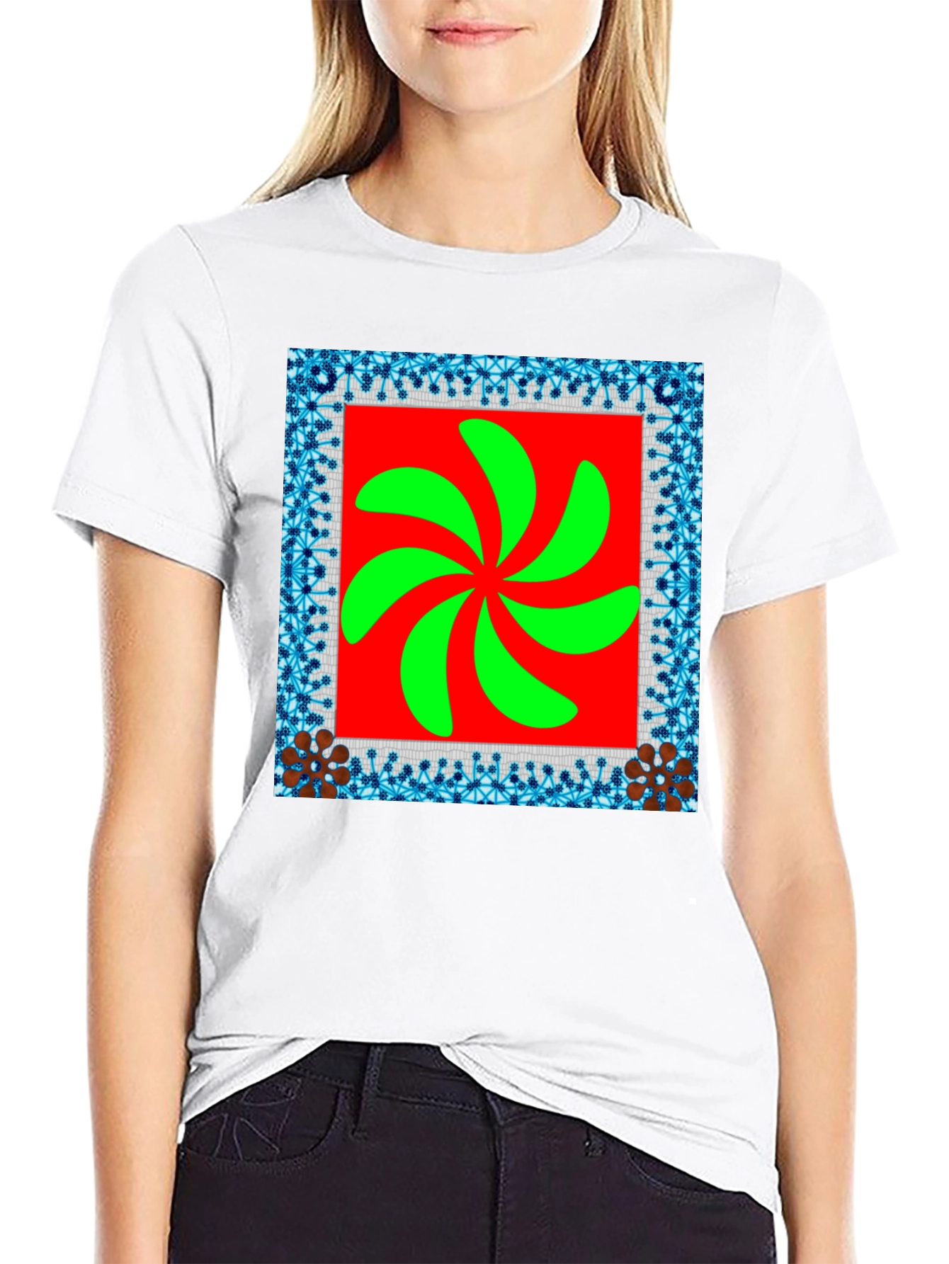 Unique Graphic Tee - Modern Abstract Design