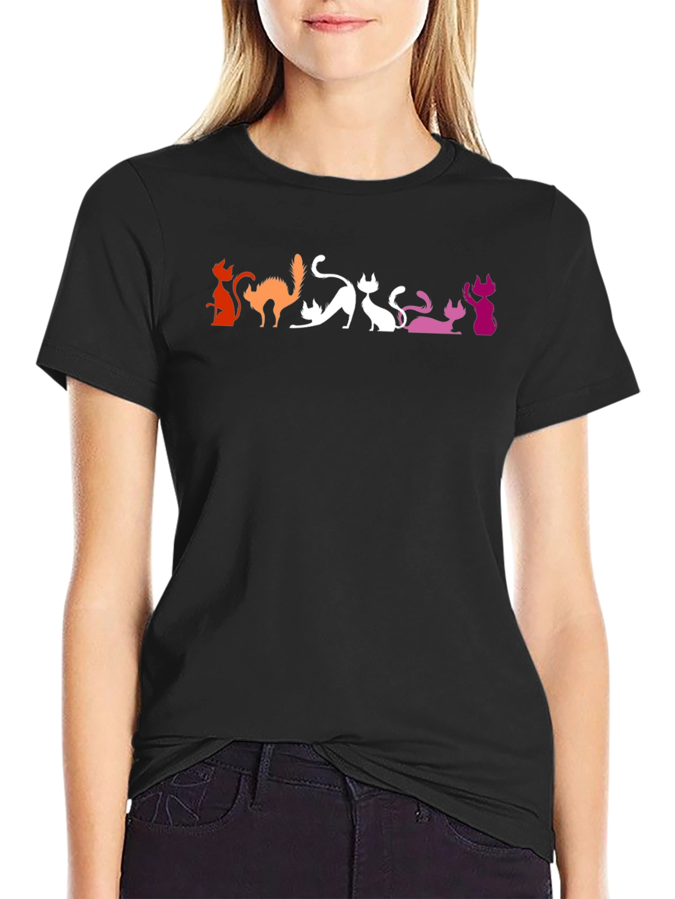 Lesbian Pride Cat T-Shirt