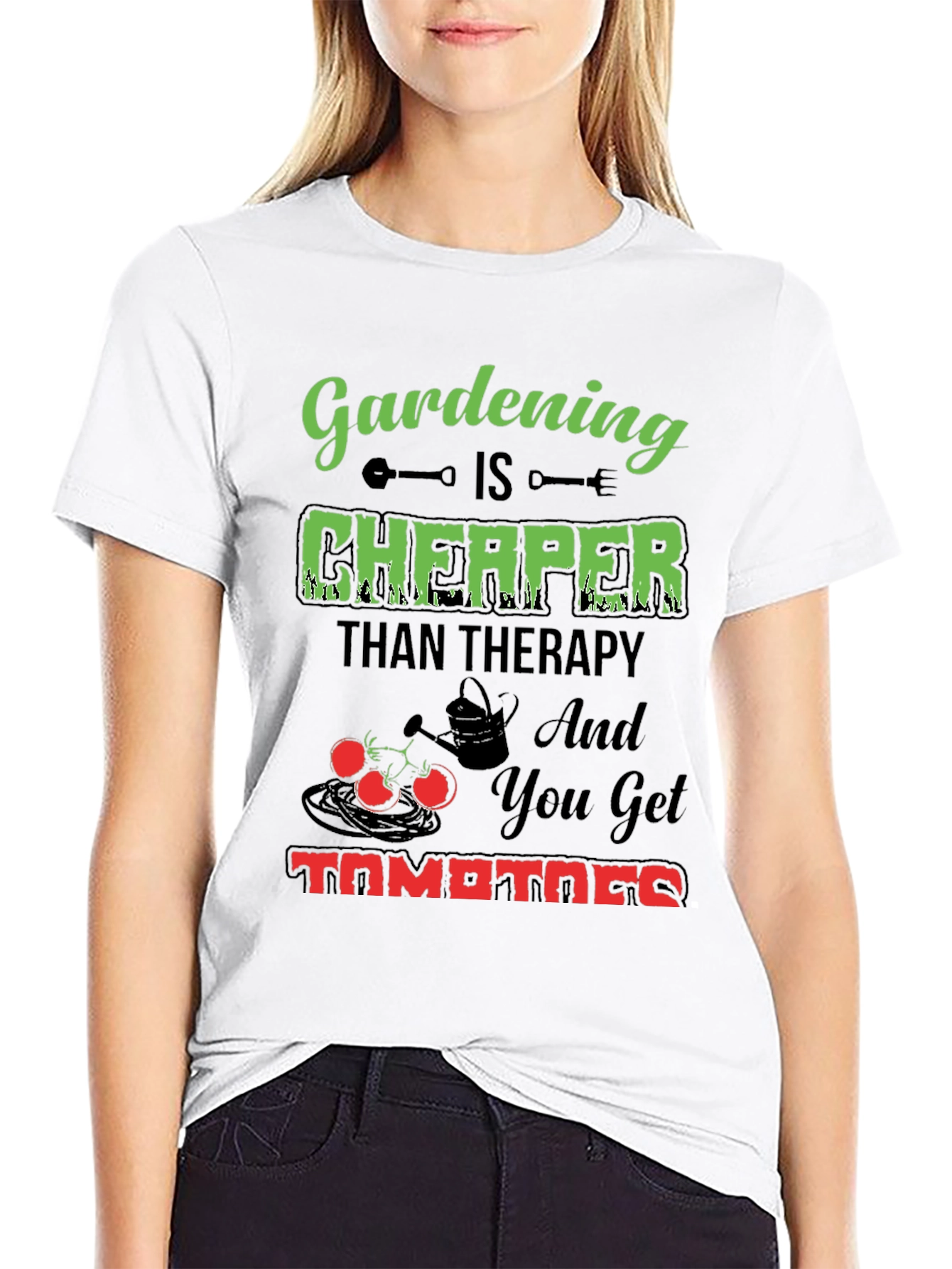 Gardening is Cheaper Than Therapy T-Shirt