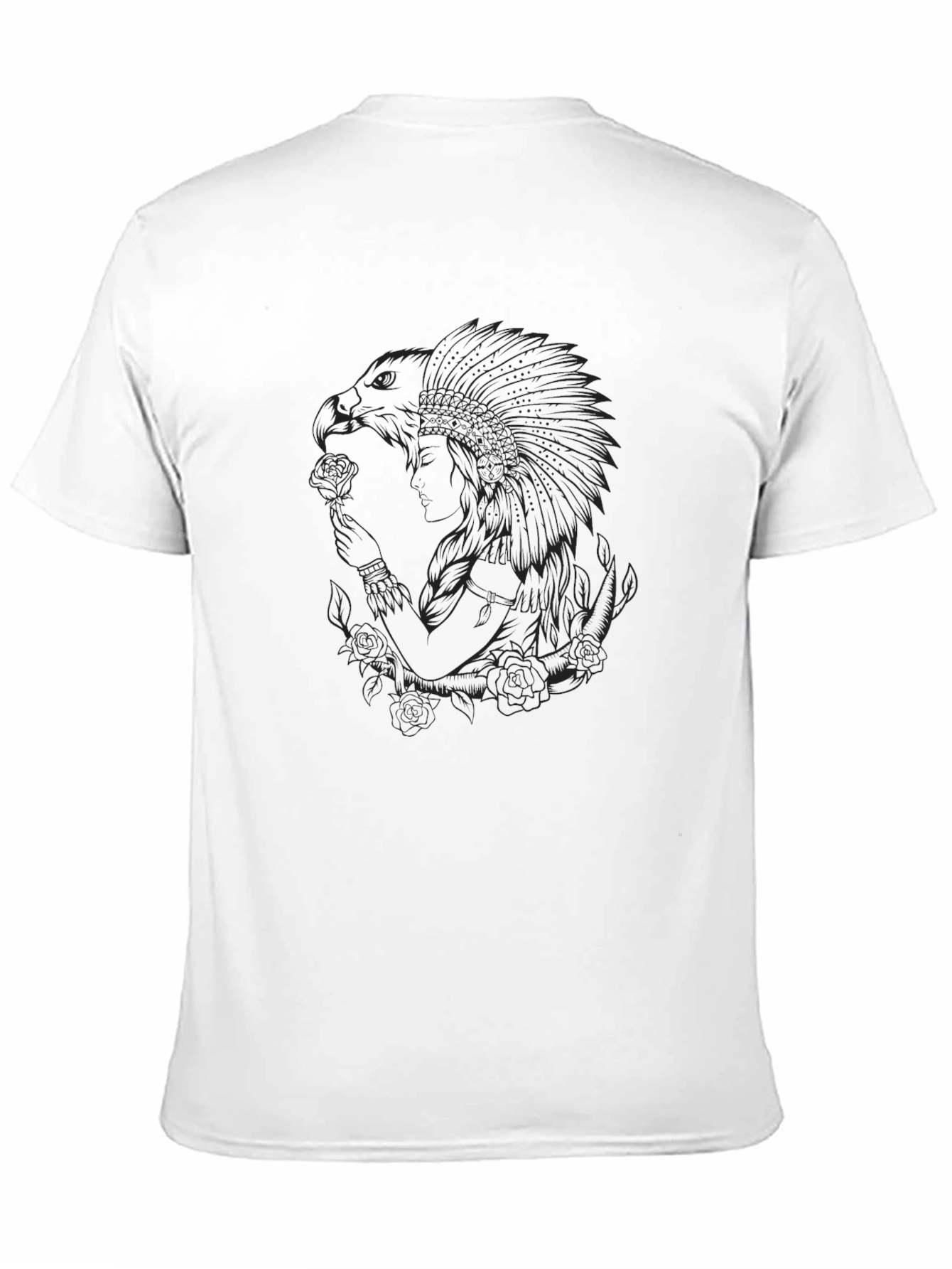 Mens Black Graphic T-Shirt
