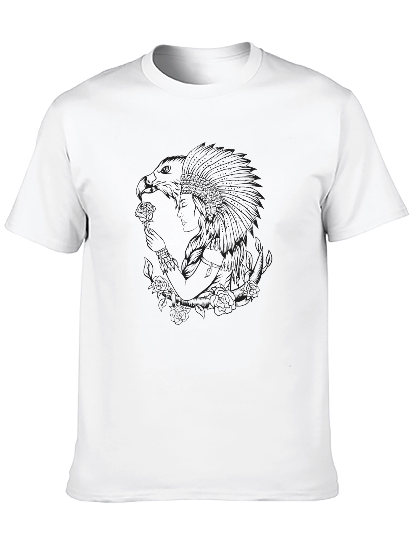 Mens Black Graphic T-Shirt