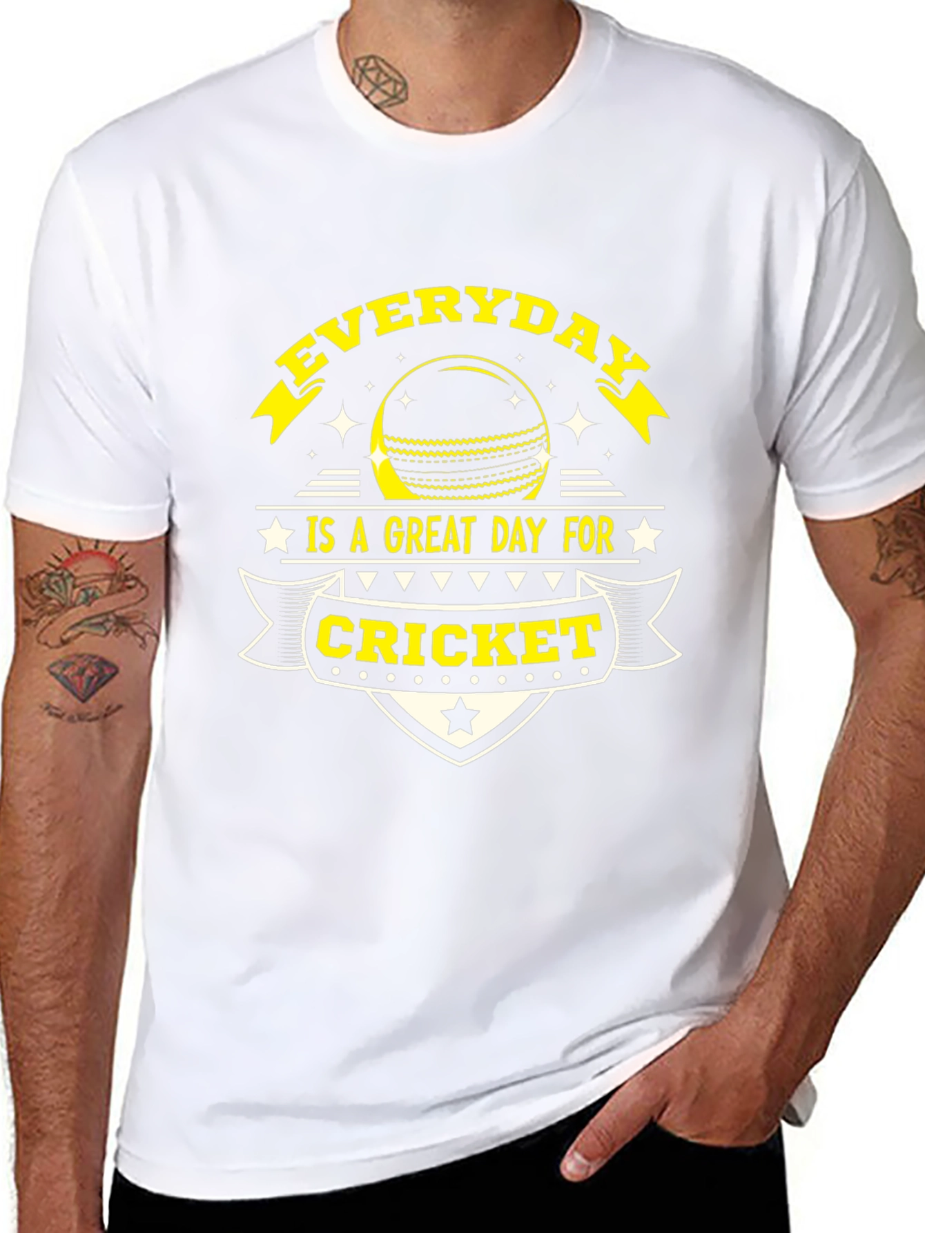Everyday is Cricket T-Shirt - Sports Fan Tee