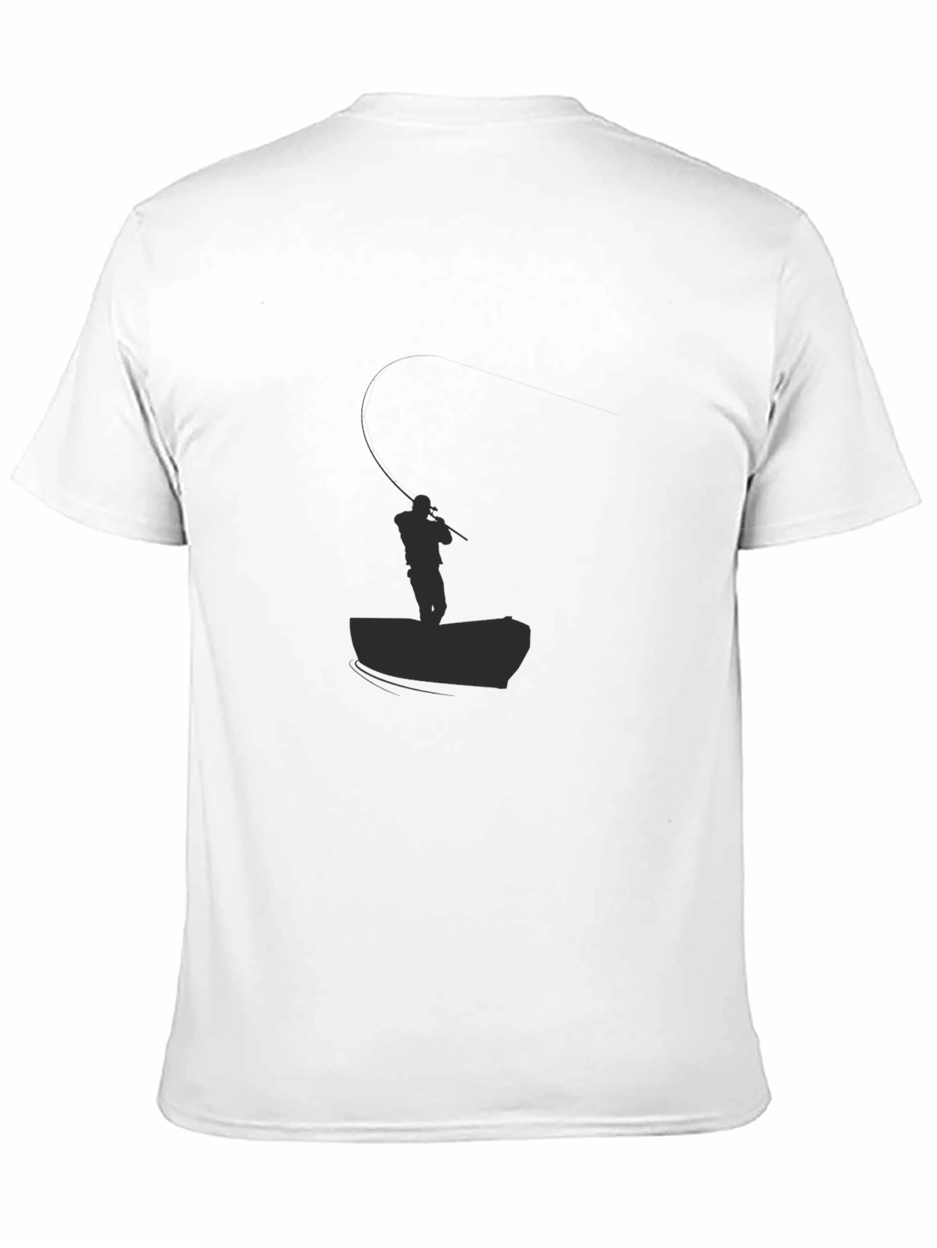 Black Fishing Graphic Tee - Anglers Style