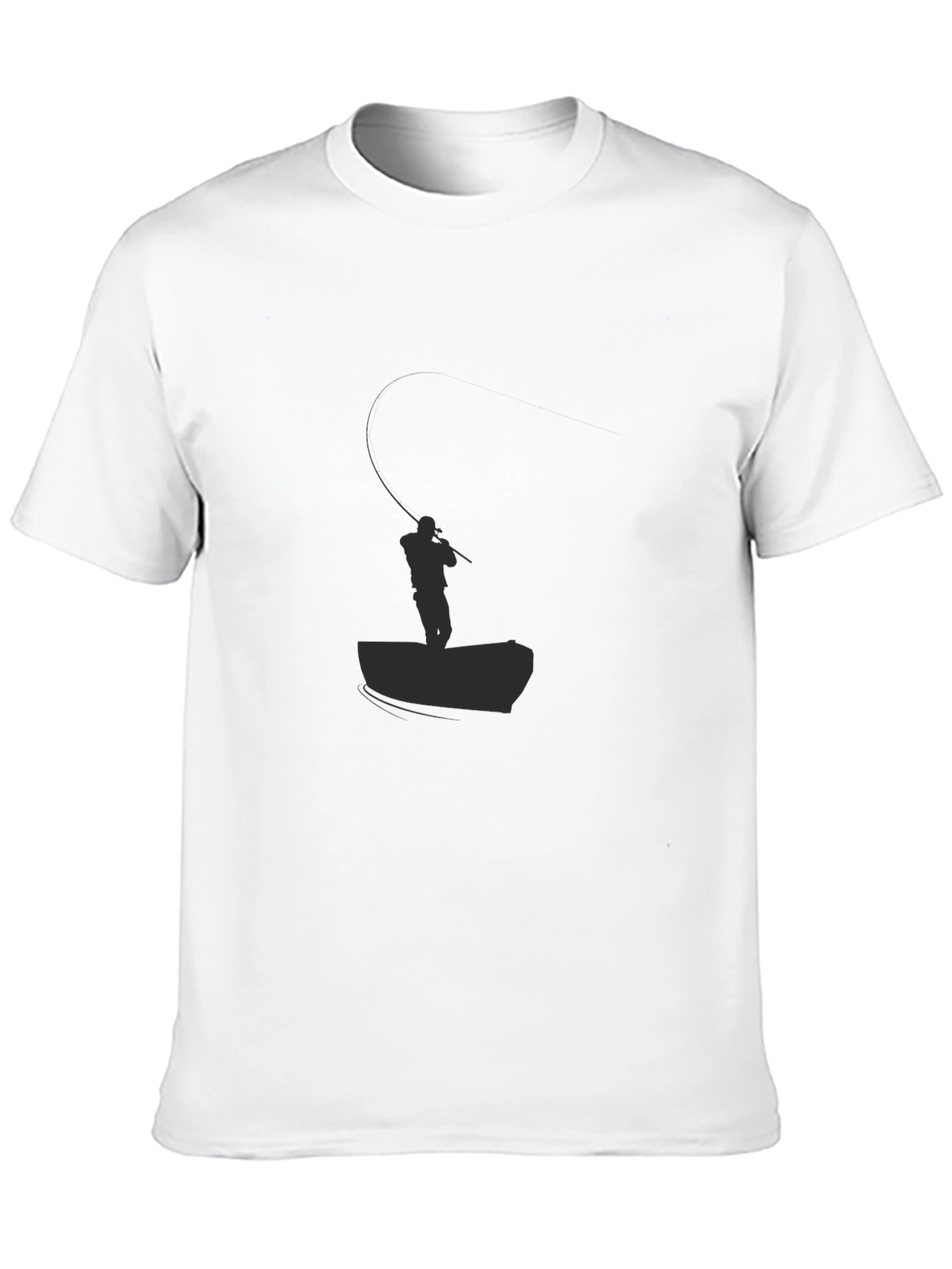 Black Fishing Graphic Tee - Anglers Style