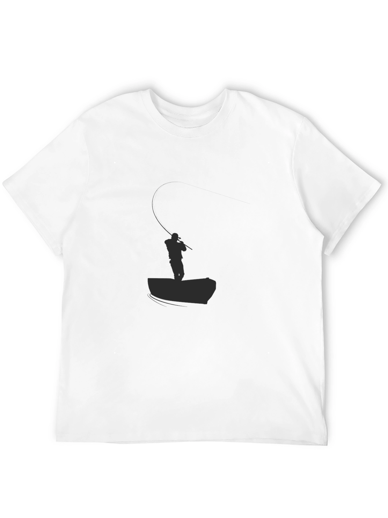 Black Fishing Graphic Tee - Anglers Style